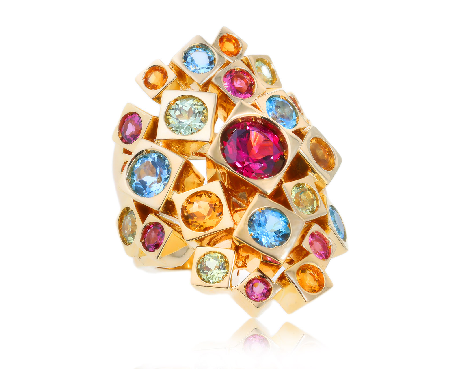 Оригинальное золотое кольцо Pasquale Bruni Manhattan