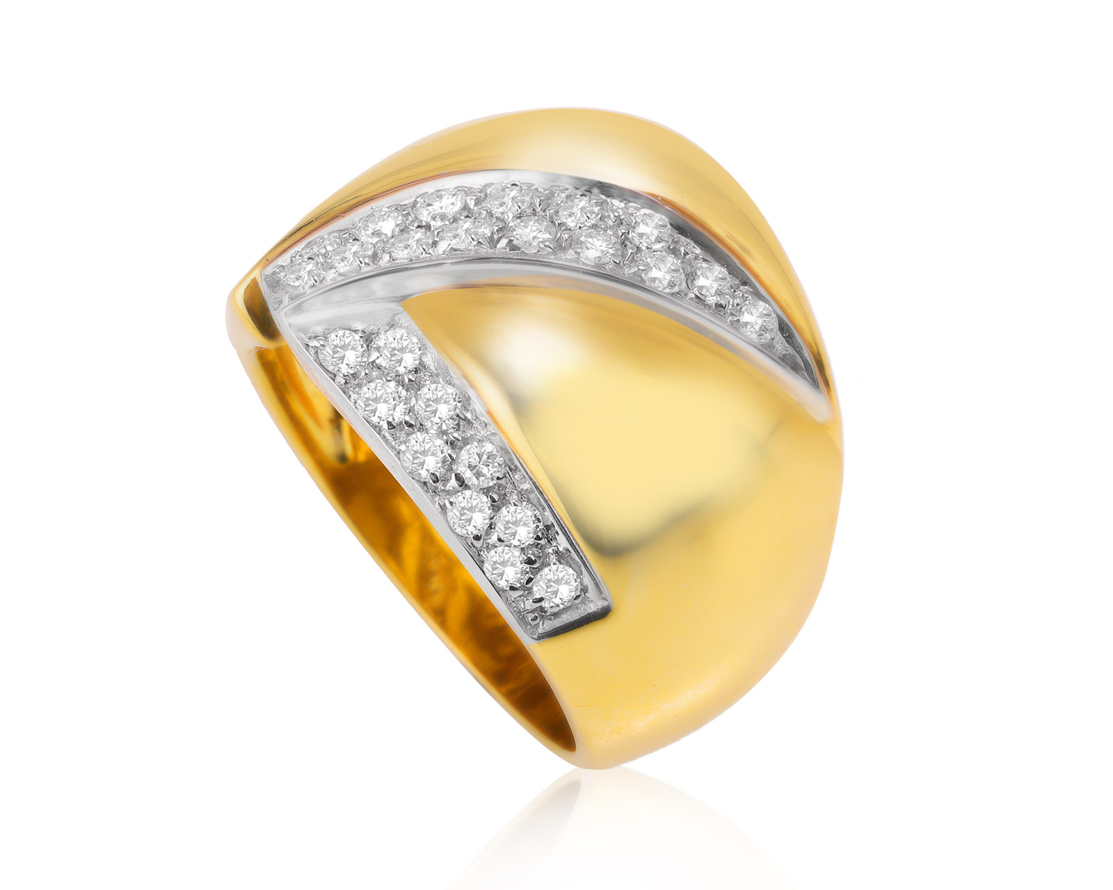 Оригинальное золотое кольцо с бриллиантами 0.53ct Damiani 270420/3 Оригинальное золотое кольцо с бриллиантами 0.53ct Damiani 270420/3