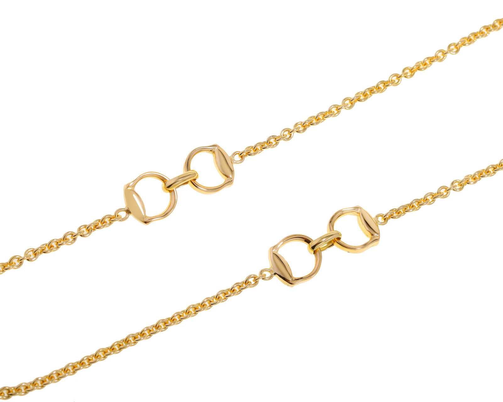 Оригинальное золотое ожерелье Roberto Coin Сheval 121121/1