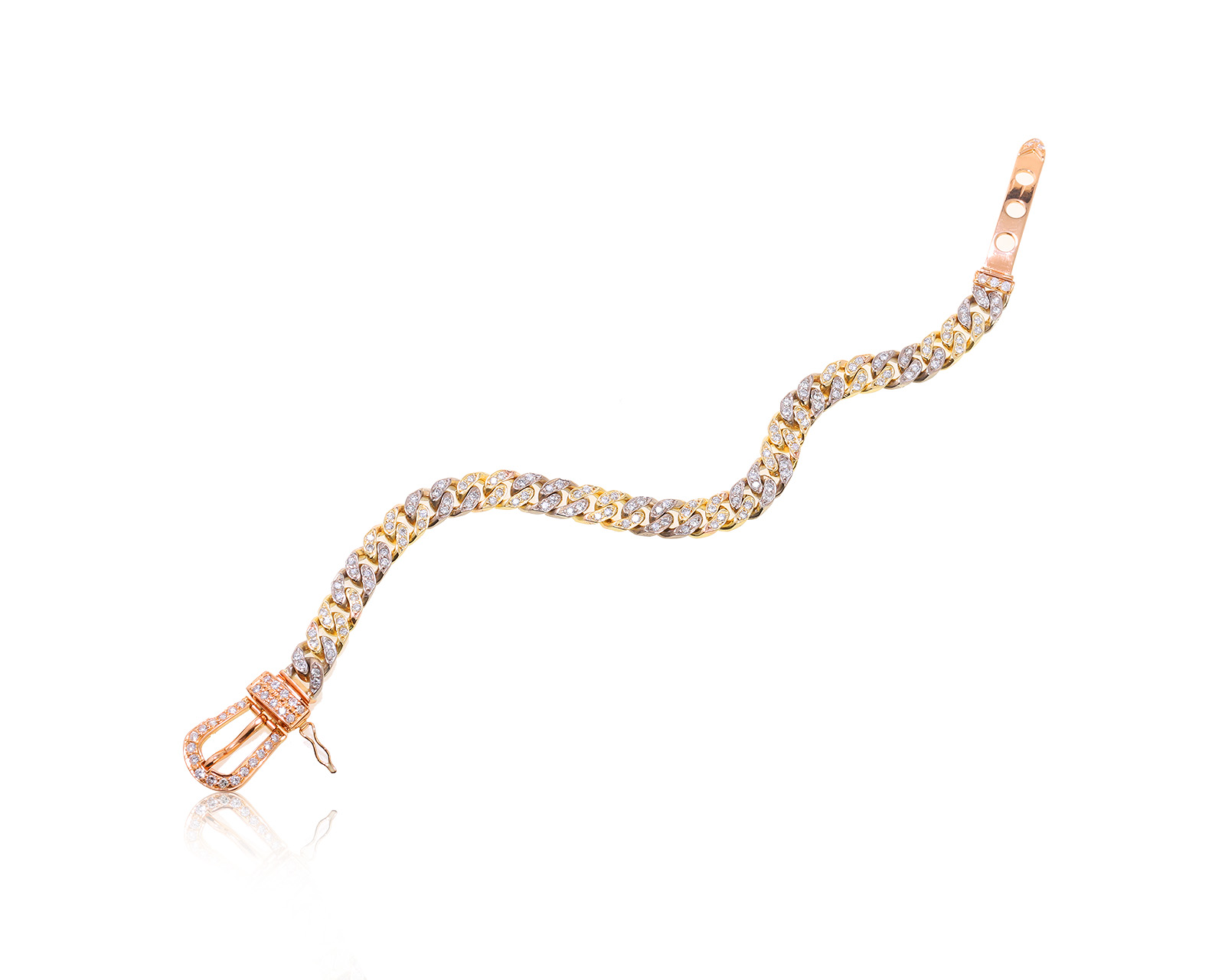 Золотой браслет с бриллиантами 1.62ct 060723/3