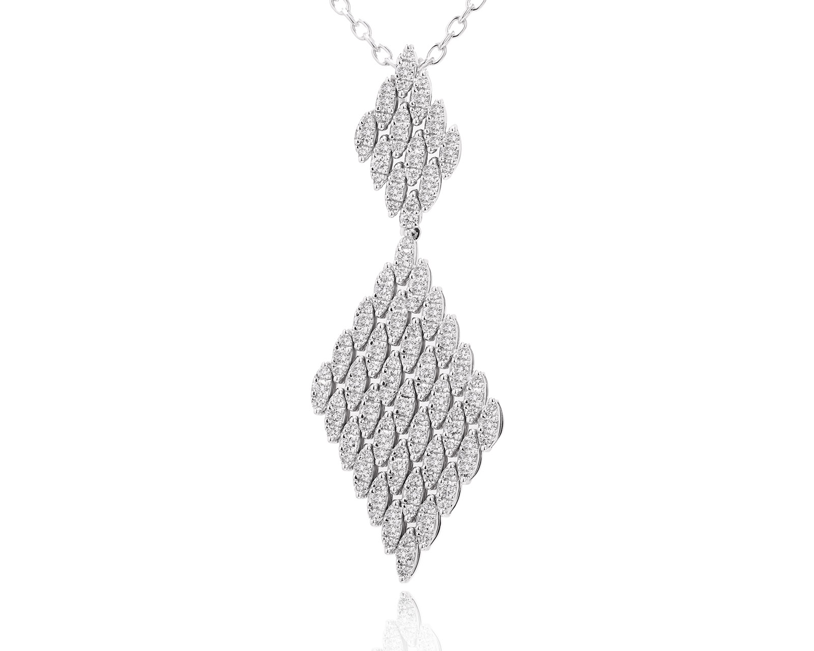 Золотой кулон с бриллиантами 1.59ct 300125/16