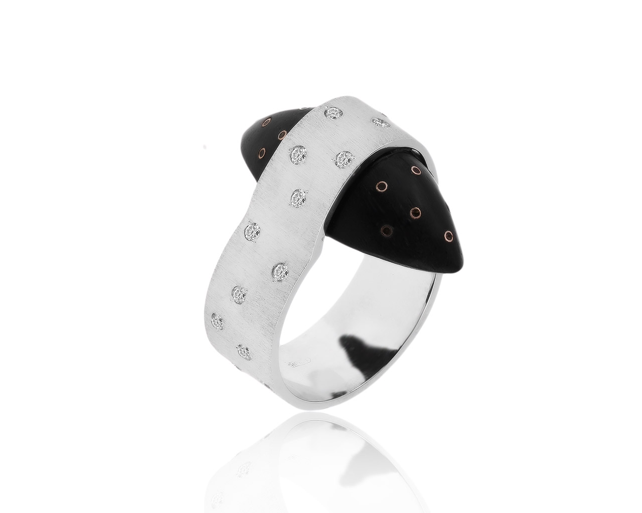 Оригинальное золотое кольцо с бриллиантами 0.39ct German Kabirski 140220/13