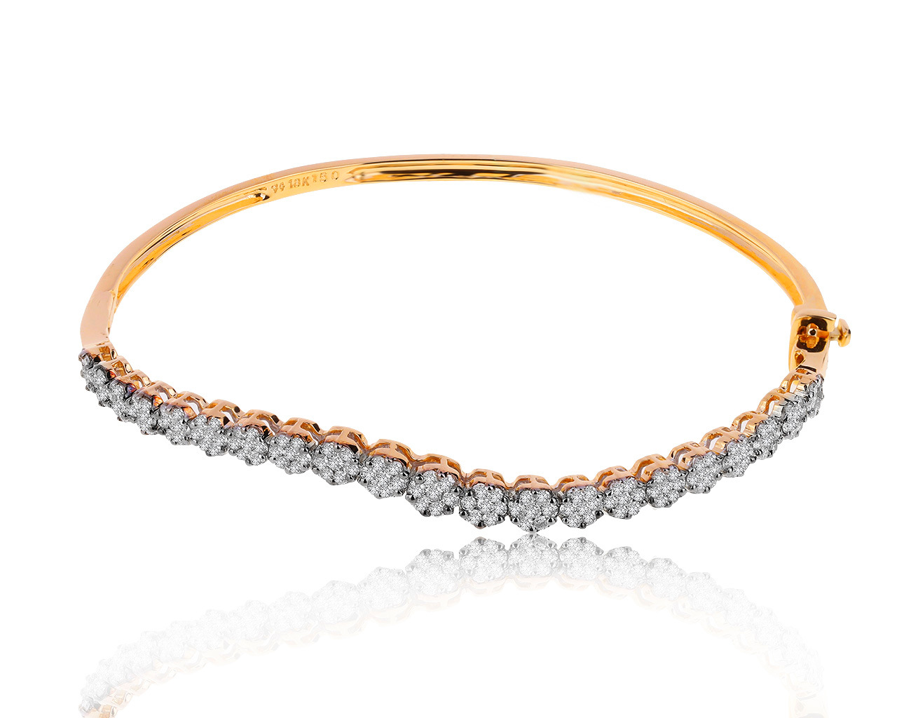 Превосходный золотой браслет с бриллиантами 1.50ct 007200/00