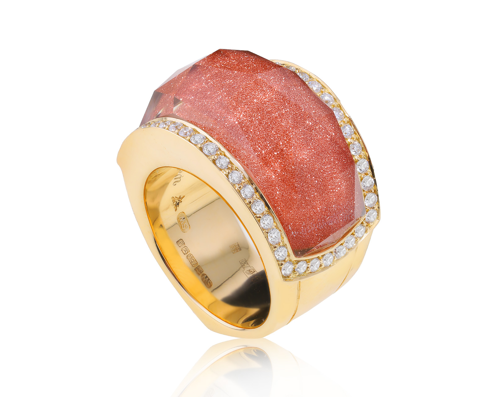 Оригинальное золотое кольцо Stephen Webster Crystal Haze 090124/5