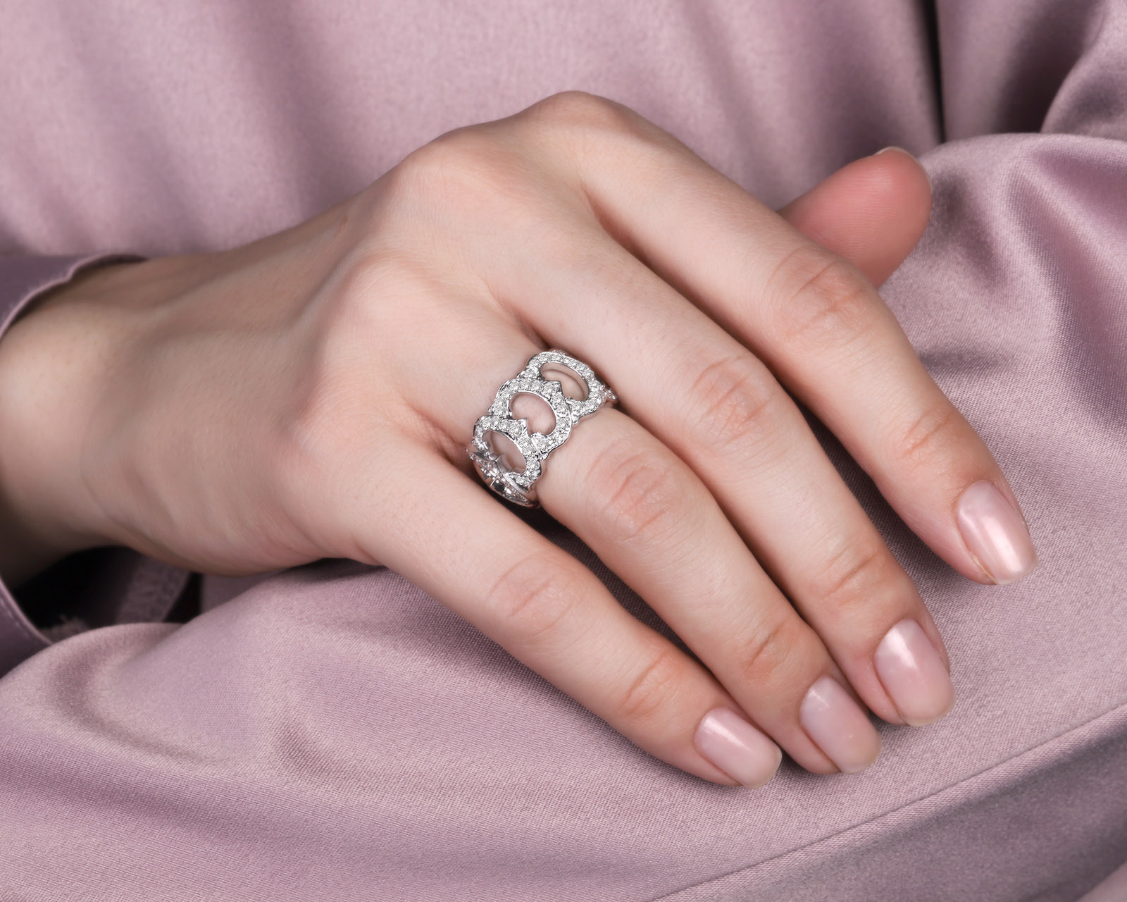 Оригинальное золотое кольцо с бриллиантами 2.25ct Cartier C de Cartier