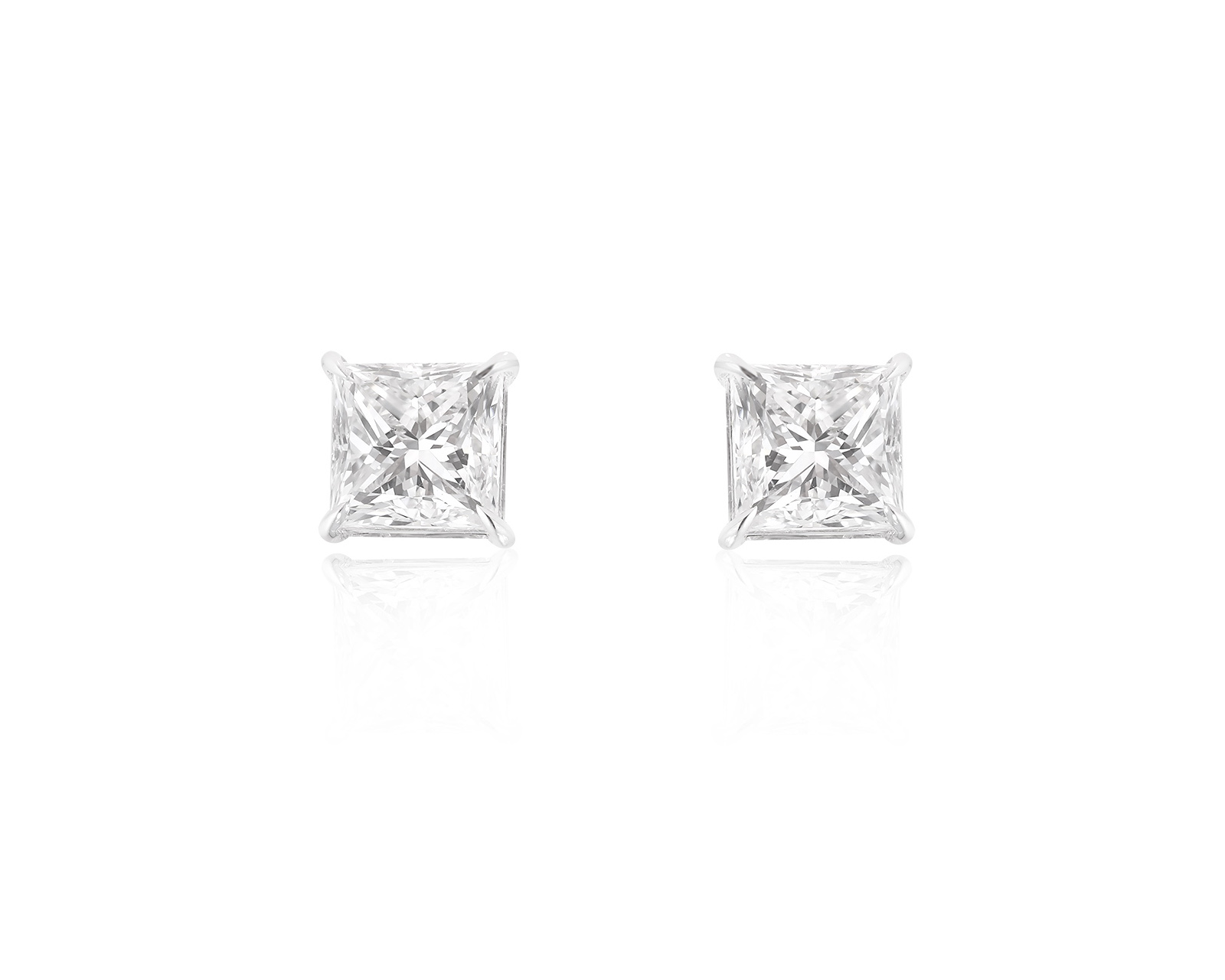 Золотые серьги с бриллиантами 1.40ct Evgeny Matveev