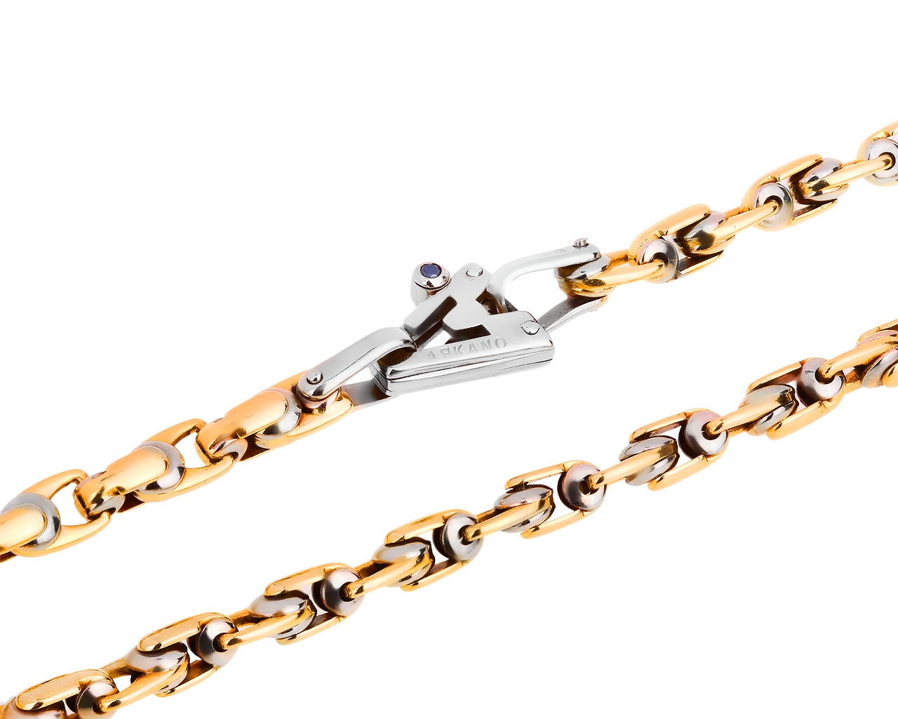 Итальянская золотая цепь с черным бриллиантом Arkano – купить по цене 237500 ₽ в интернет-магазине Mister Diamond с доставкой