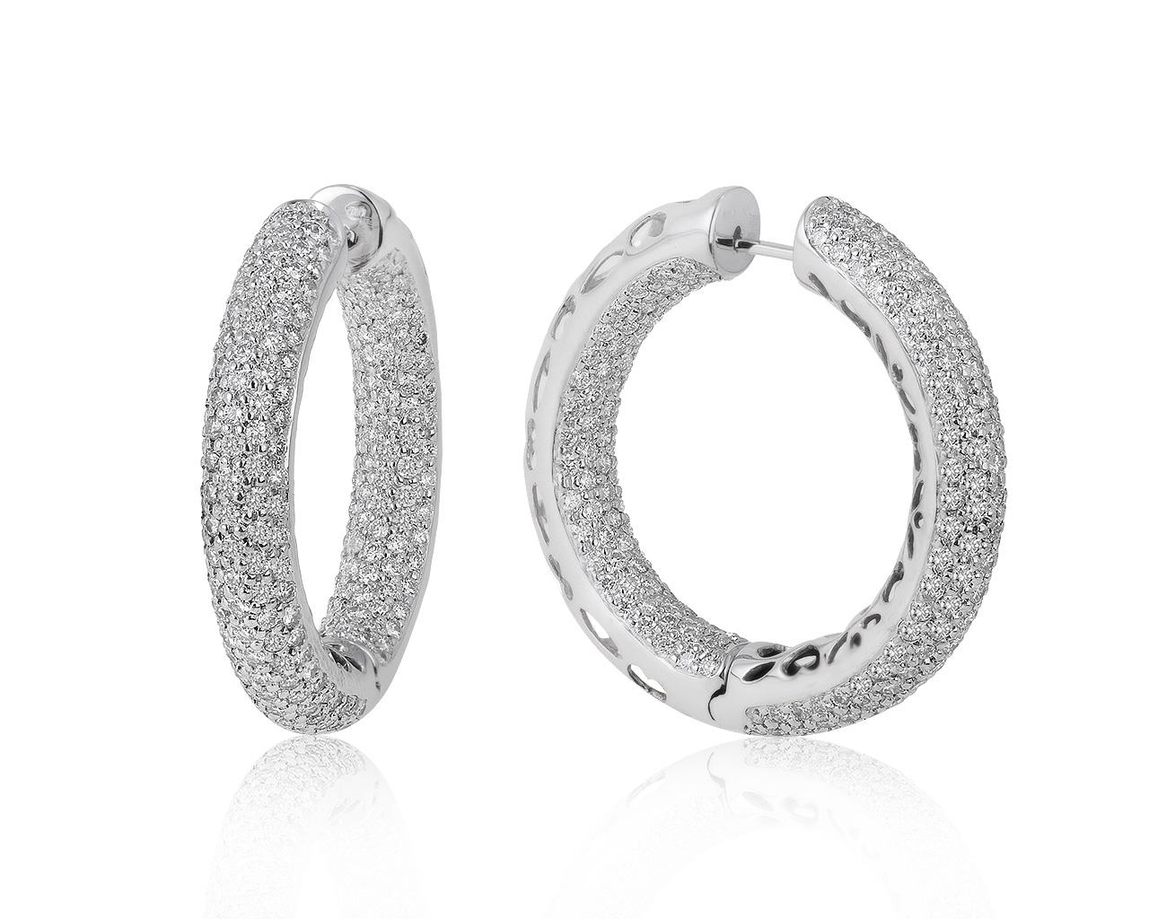 Превосходные золотые серьги с бриллиантами 6.48ct 280521/48