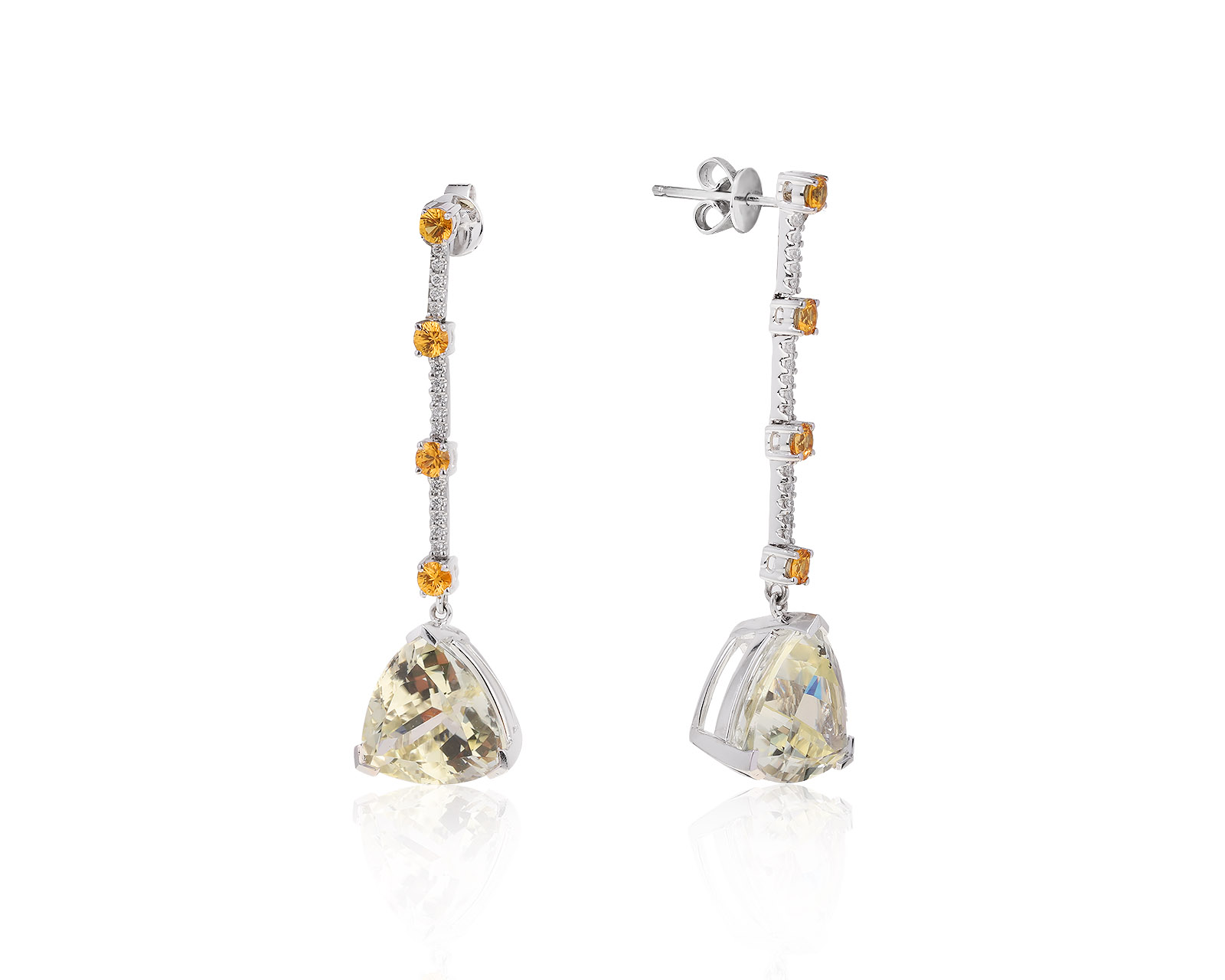 Оригинальные золотые серьги Legato 140222/17