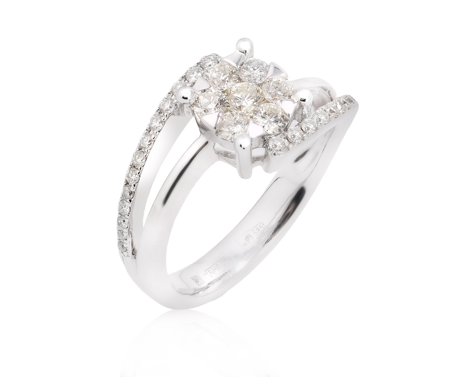 Оригинальное золотое кольцо с бриллиантами 0.68ct Constantin Artmayer 181225/КМ294