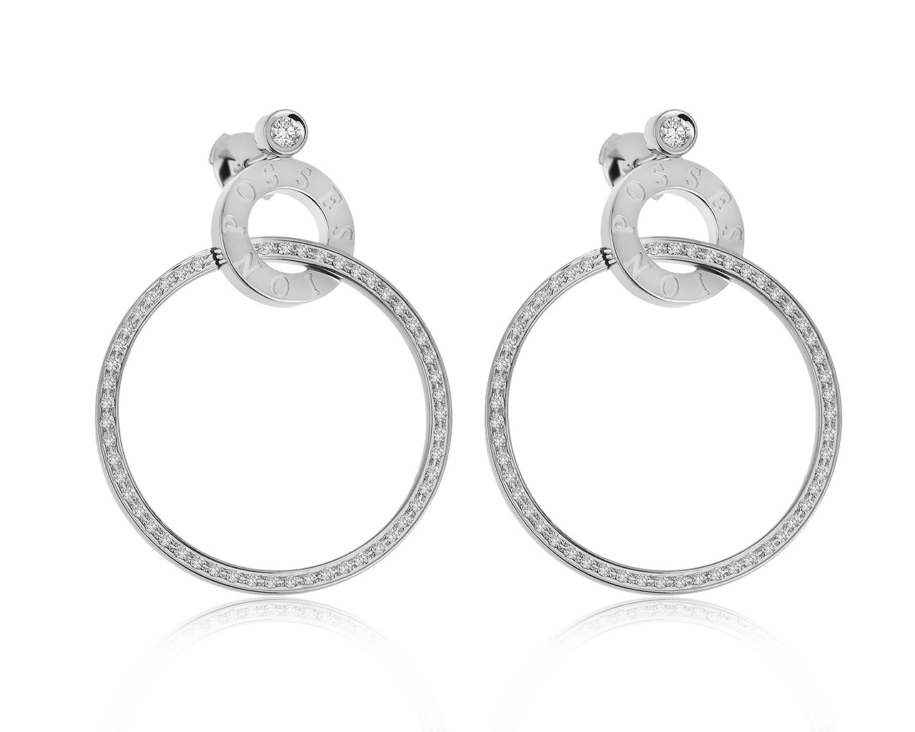 Оригинальные золотые серьги с бриллиантами 0.67ct Piaget 280520/4