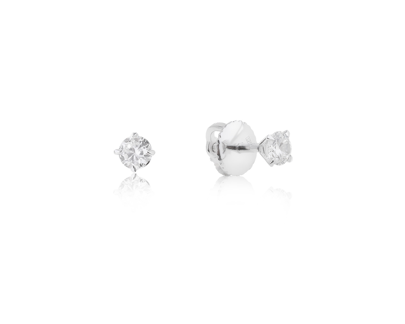 Золотые серьги с бриллиантами 0.58ct 030723/3