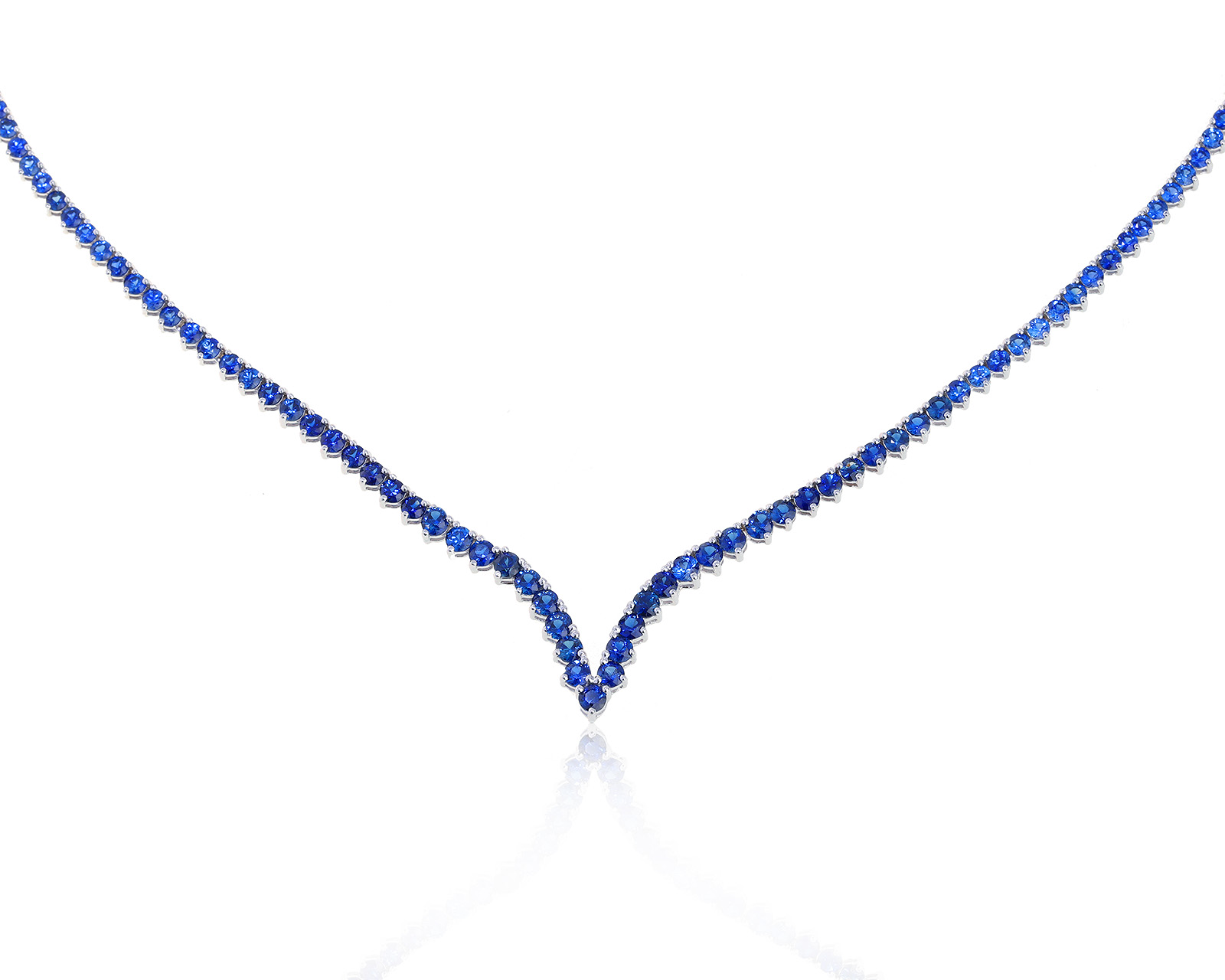 Изумительное золотое колье с сапфирами 5.16ct 031221/6