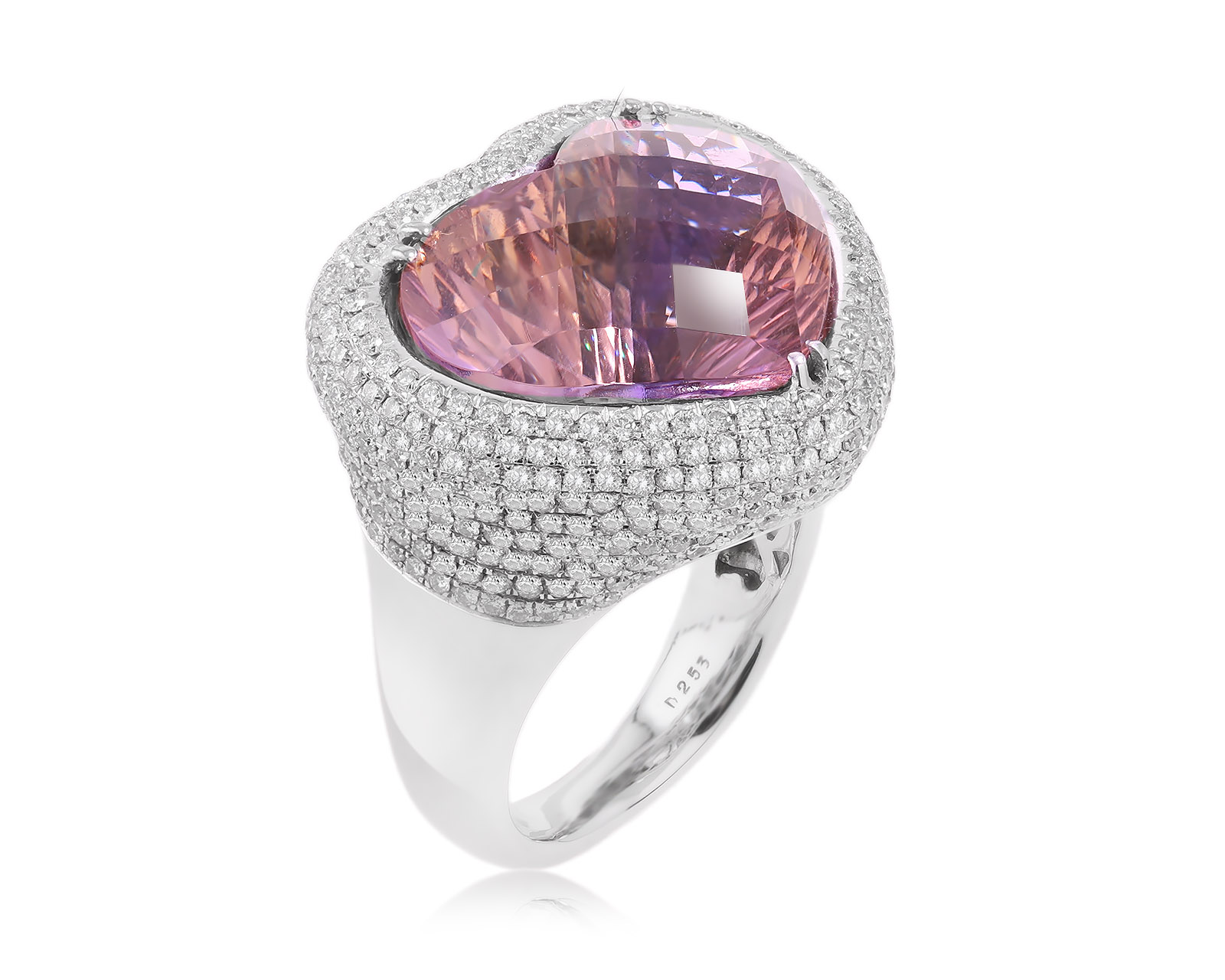 Золотое кольцо с аметрином 19.70ct и бриллиантами 2.53ct 291123/3