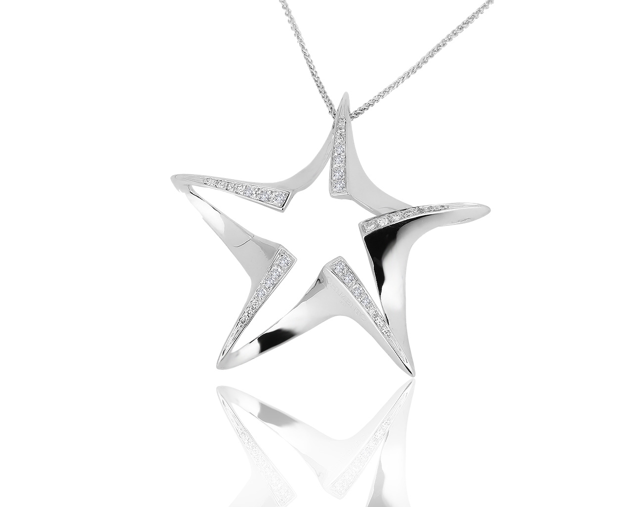 Оригинальный золотой кулон с бриллиантами 0.37ct Chimento 180419/13