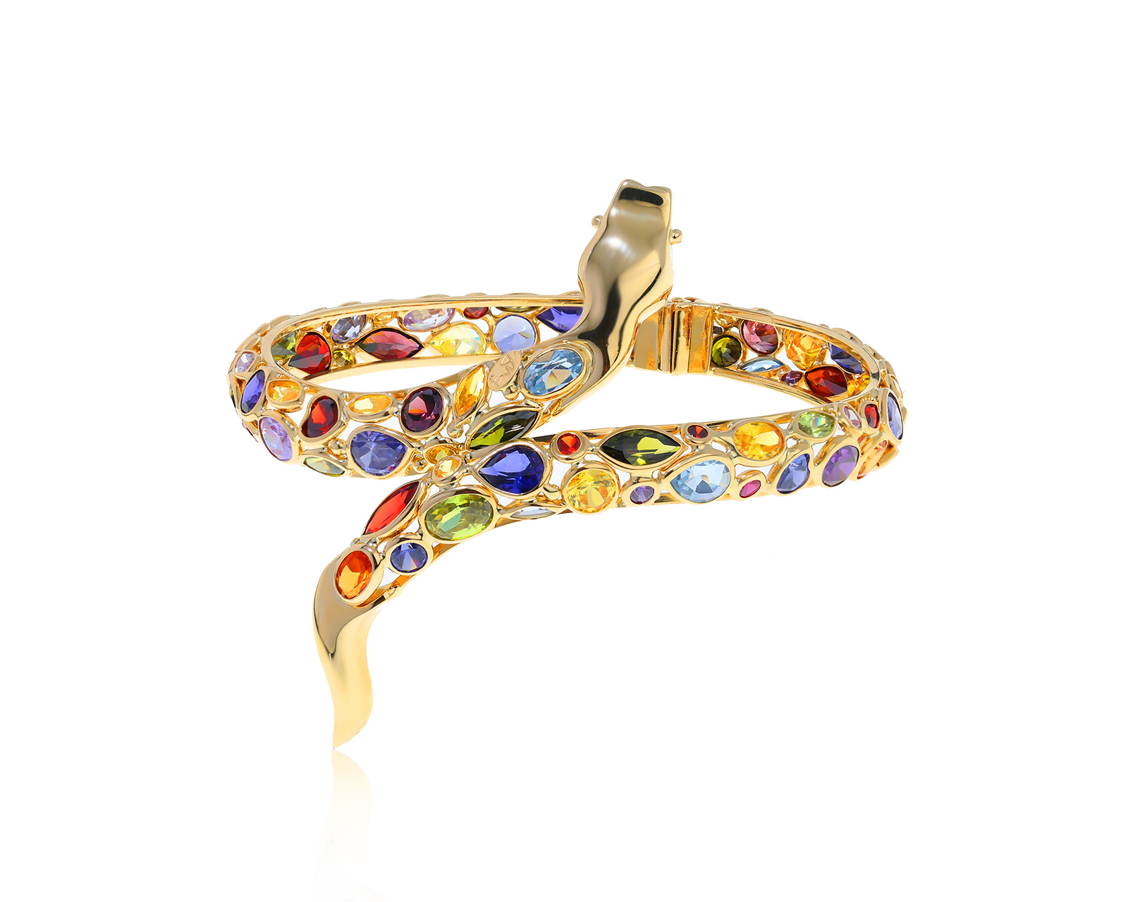 Оригинальный золотой браслет Mosaico Multicolor