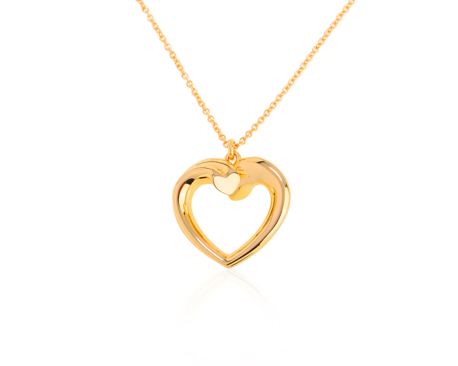 Оригинальный золотой кулон Tiffany&Co Paloma Picasso Tenderness Heart 080222/2
