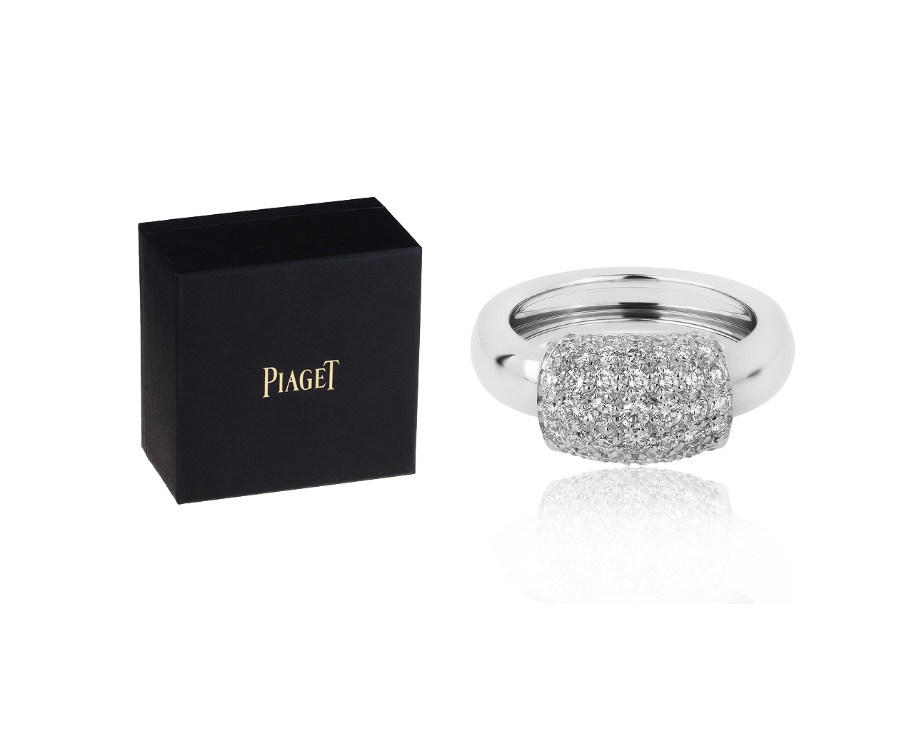 Оригинальное золотое кольцо с бриллиантами 0.93ct Piaget