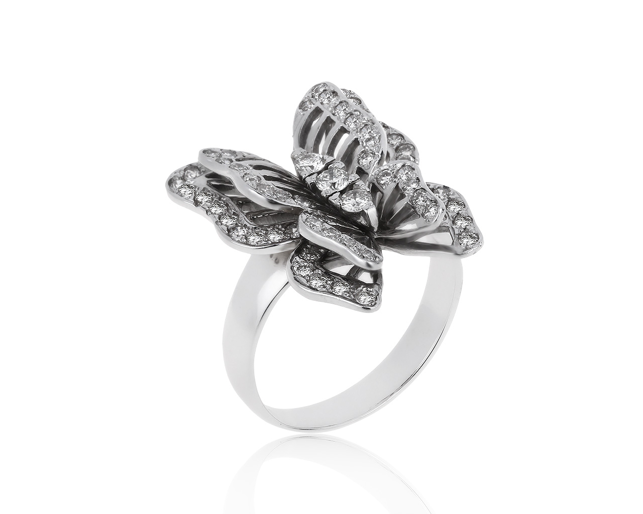 Шикарное золотое кольцо с бриллиантами 1.00ct 260719/9