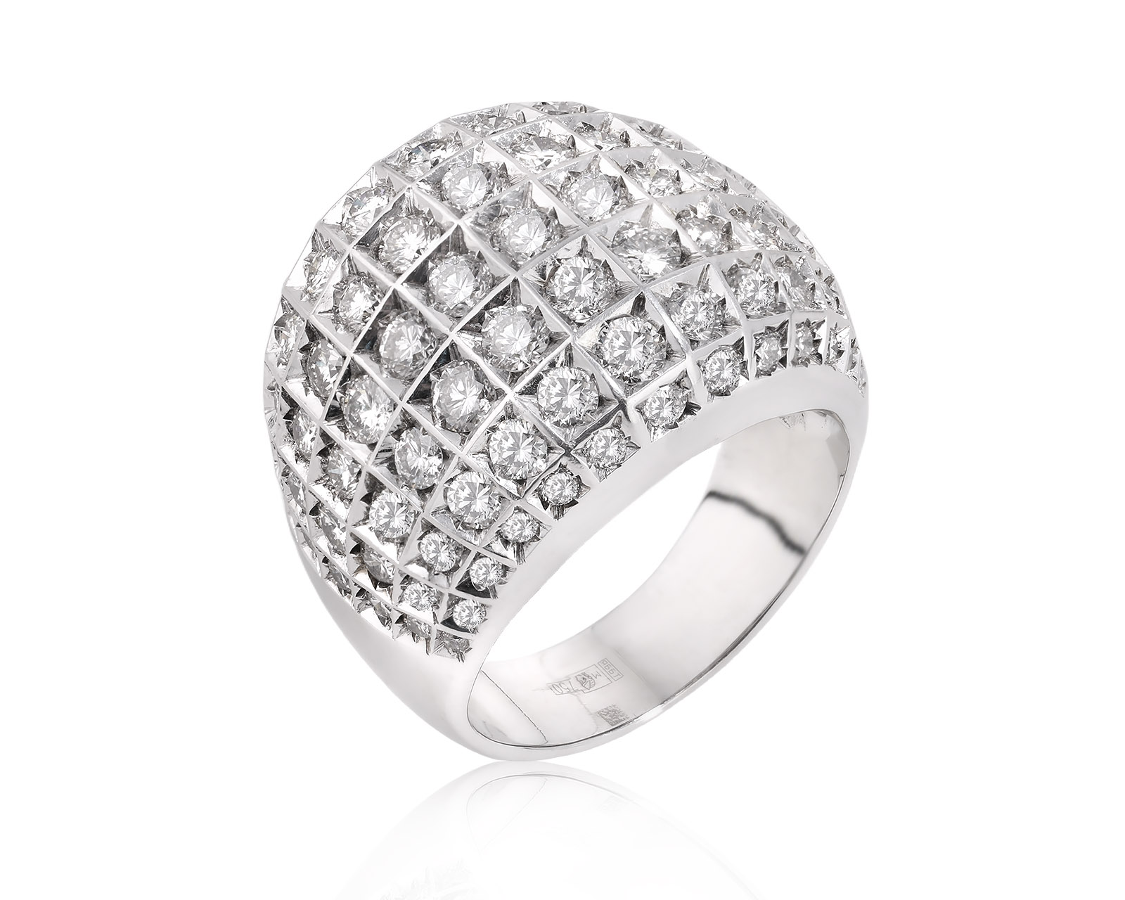 Золотое кольцо с бриллиантами 3.02ct 151025/2