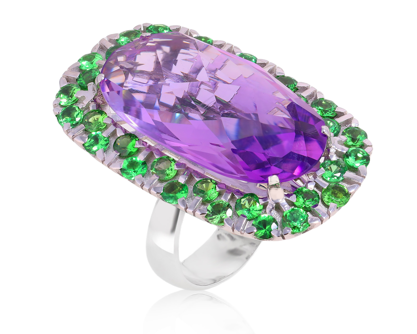 Оригинальное золотое кольцо с аметистом 25.10ct Garavelli 140725/5 Оригинальное золотое кольцо с аметистом 25.10ct Garavelli 140725/5
