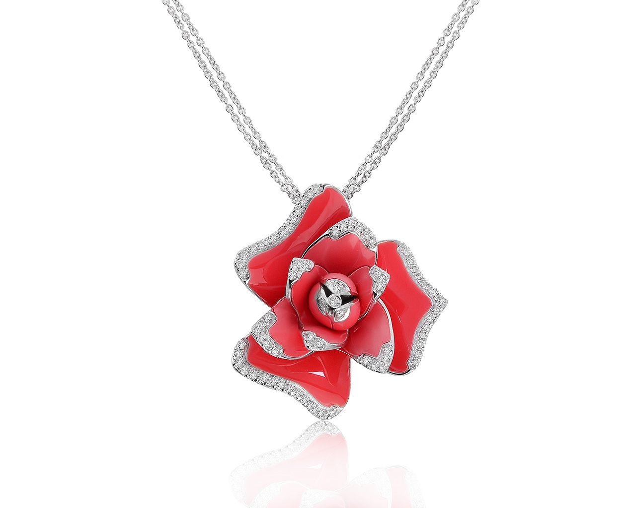 Оригинальный золотой кулон-брошь с бриллиантами 0.75ct Roberto Coin 080621/18 Оригинальный золотой кулон-брошь с бриллиантами 0.75ct Roberto Coin 080621/18