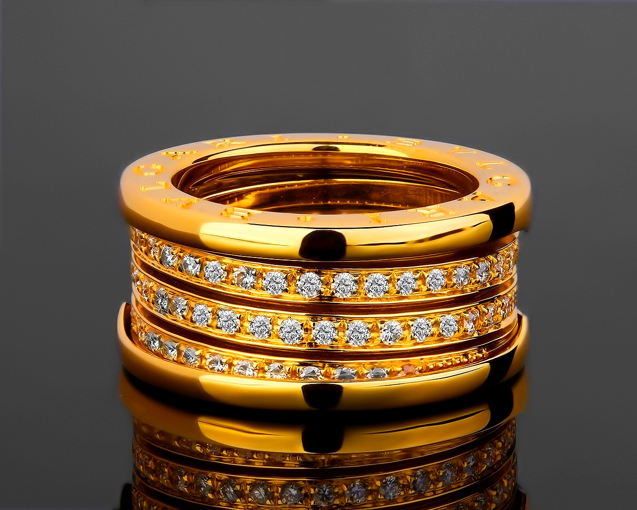 Золотое кольцо с бриллиантами 1.01ct Bvlgari B.Zero 1 230318/3