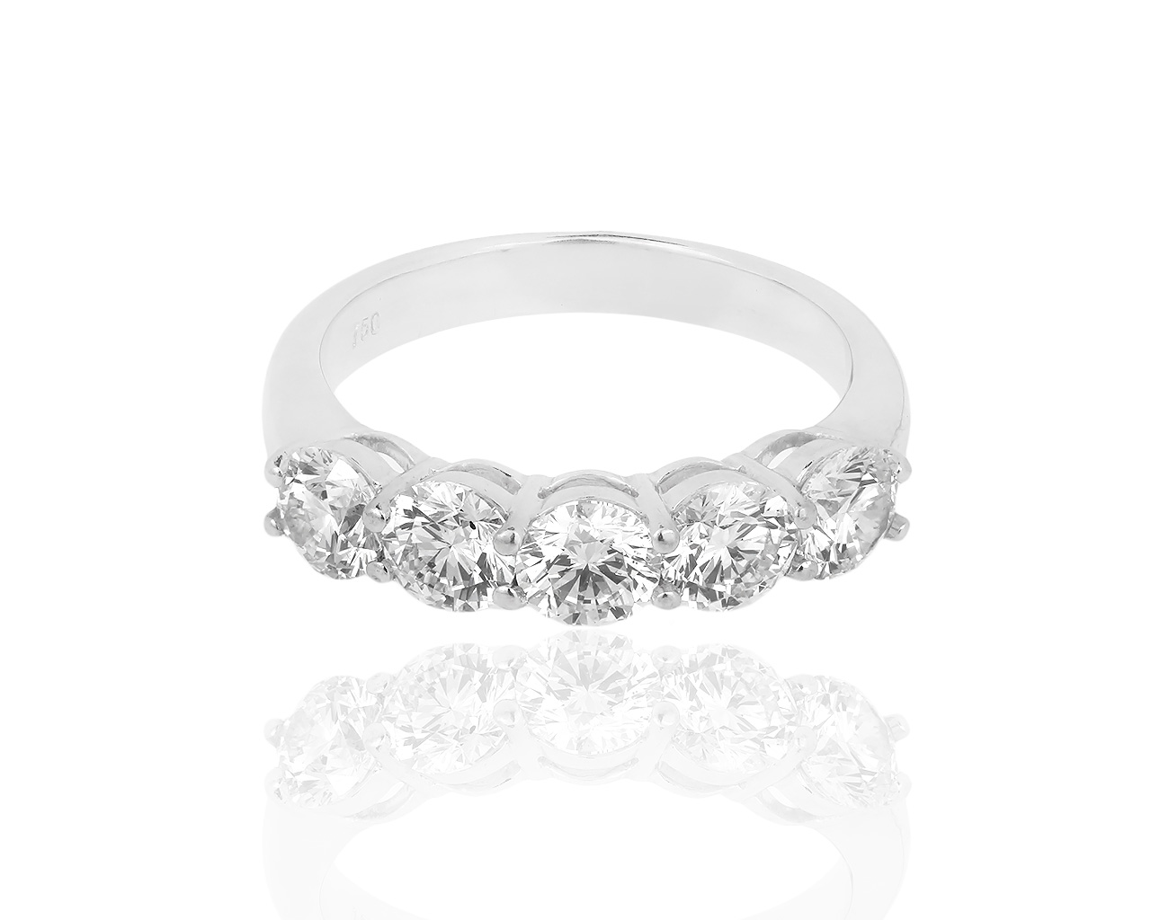 Элегантное золотое кольцо с бриллиантами 2.00ct 041218/11
