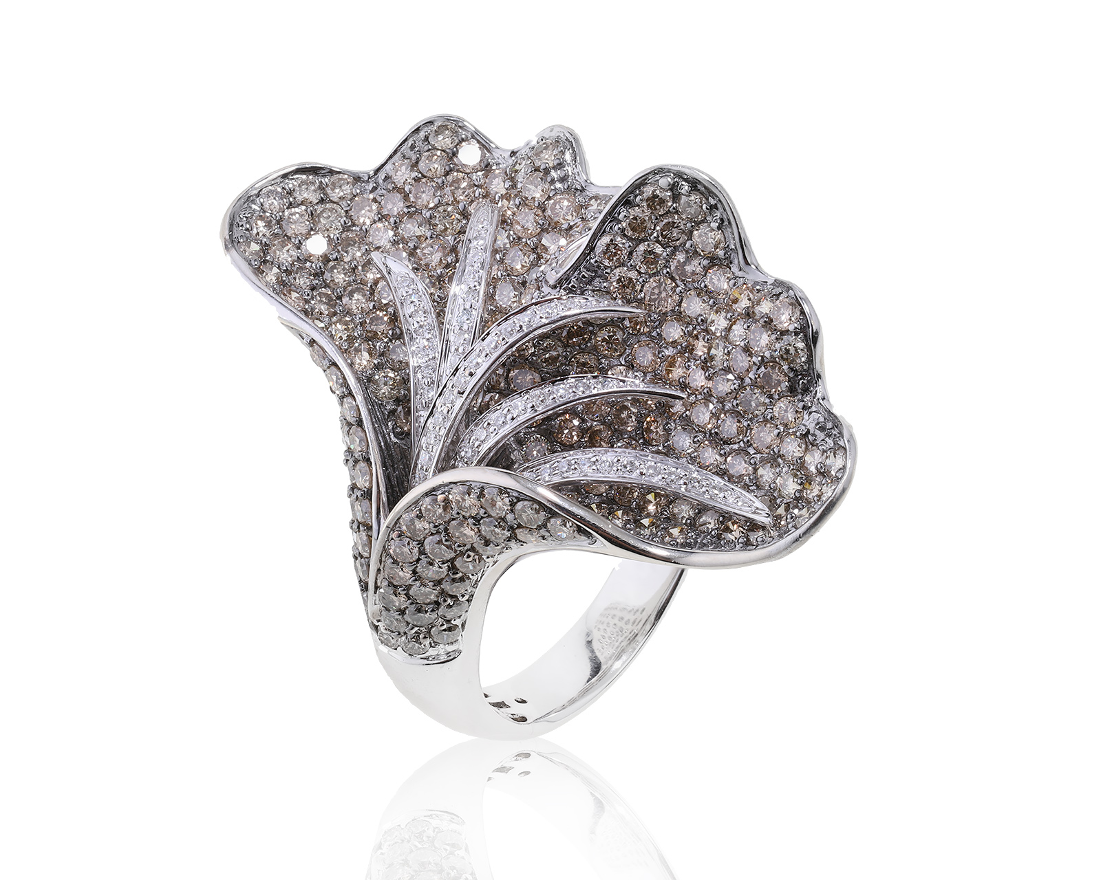 Золотое кольцо с бриллиантами 4.11ct 240523/6