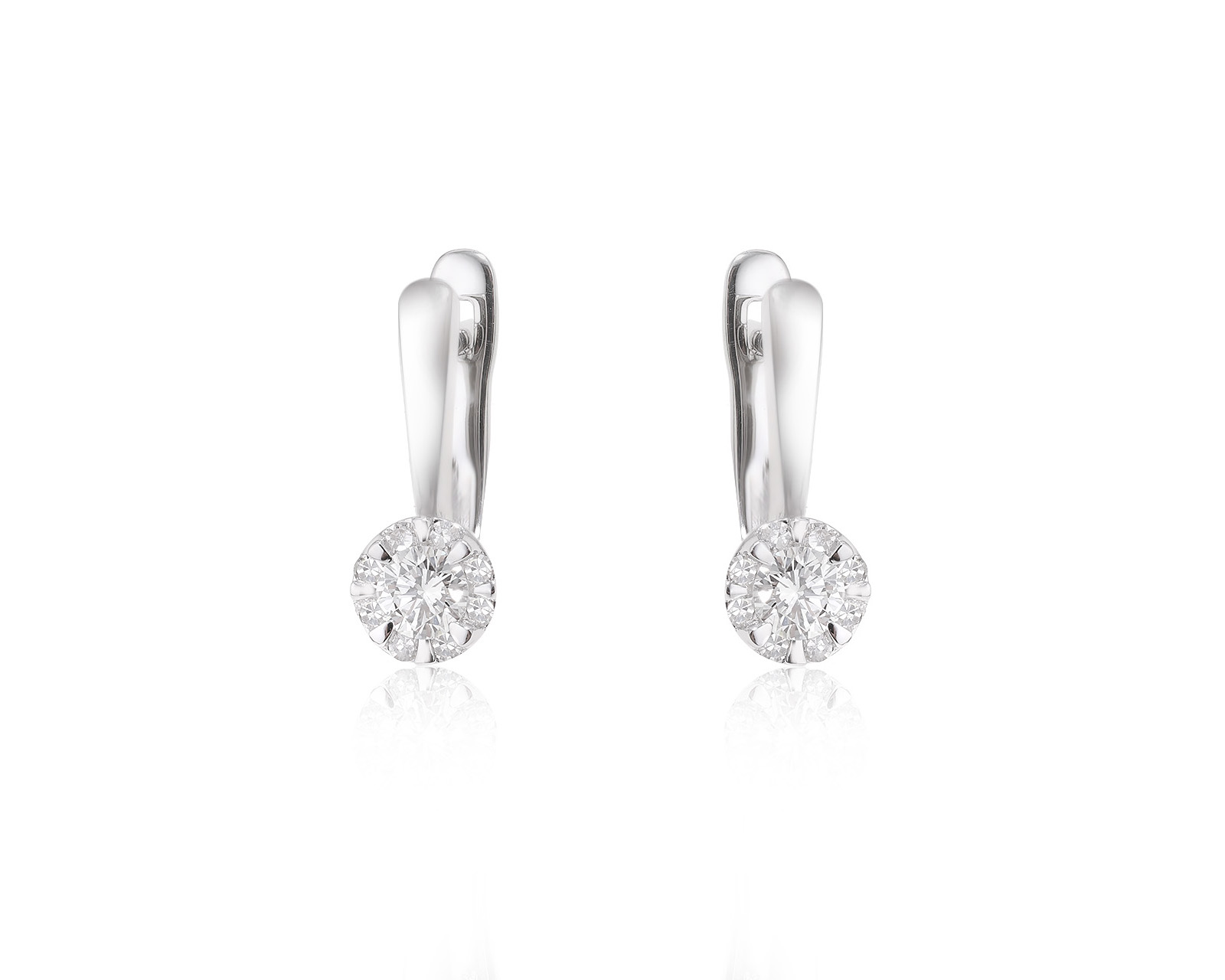 Золотые серьги с бриллиантами 0.47ct 190624/8