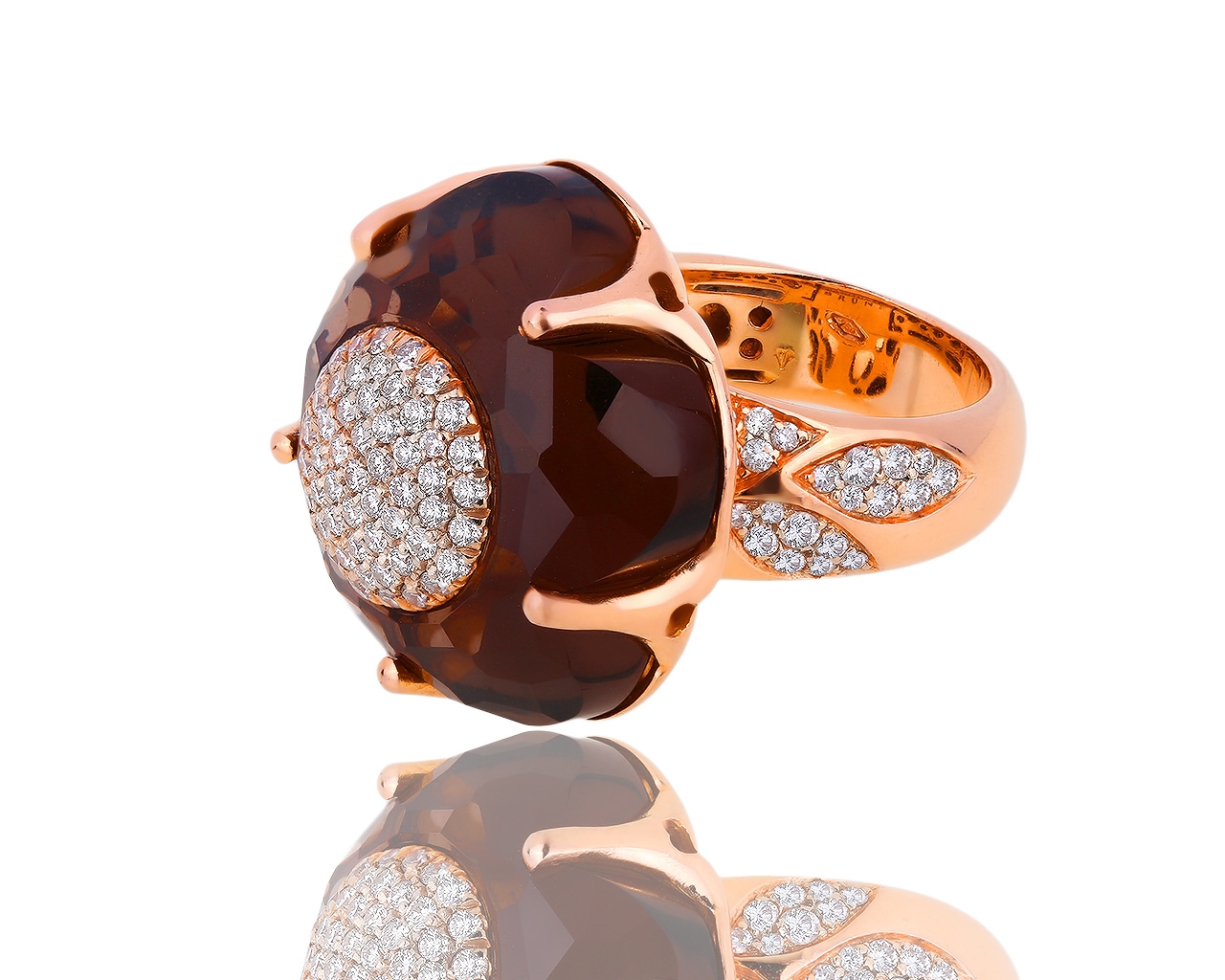 Золотое кольцо с бриллиантами 1.30ct Pasquale Bruni Sissi 150818/19