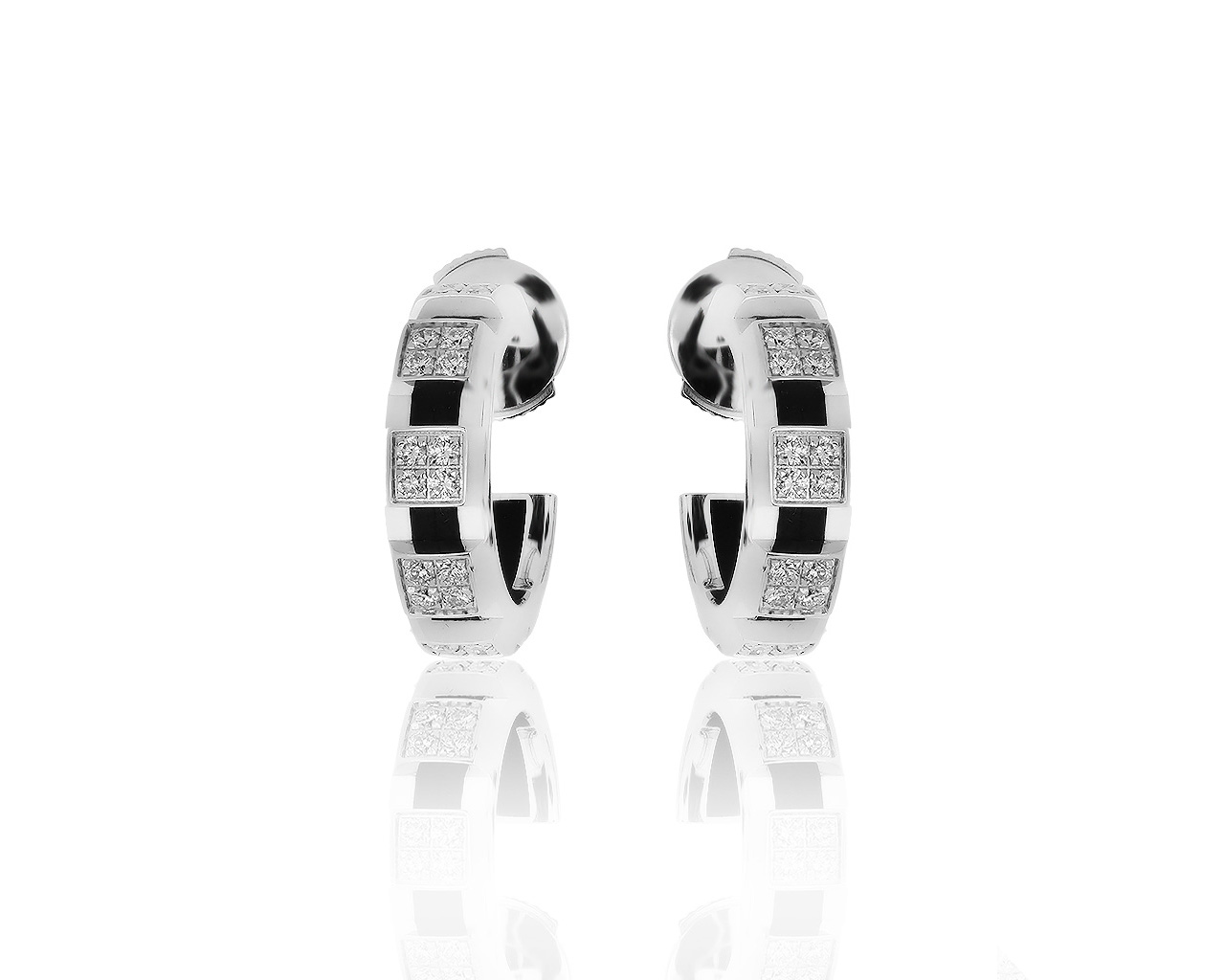 Оригинальные золотые серьги с бриллиантами 0.40ct Chaumet gn55 Оригинальные золотые серьги с бриллиантами 0.40ct Chaumet gn55