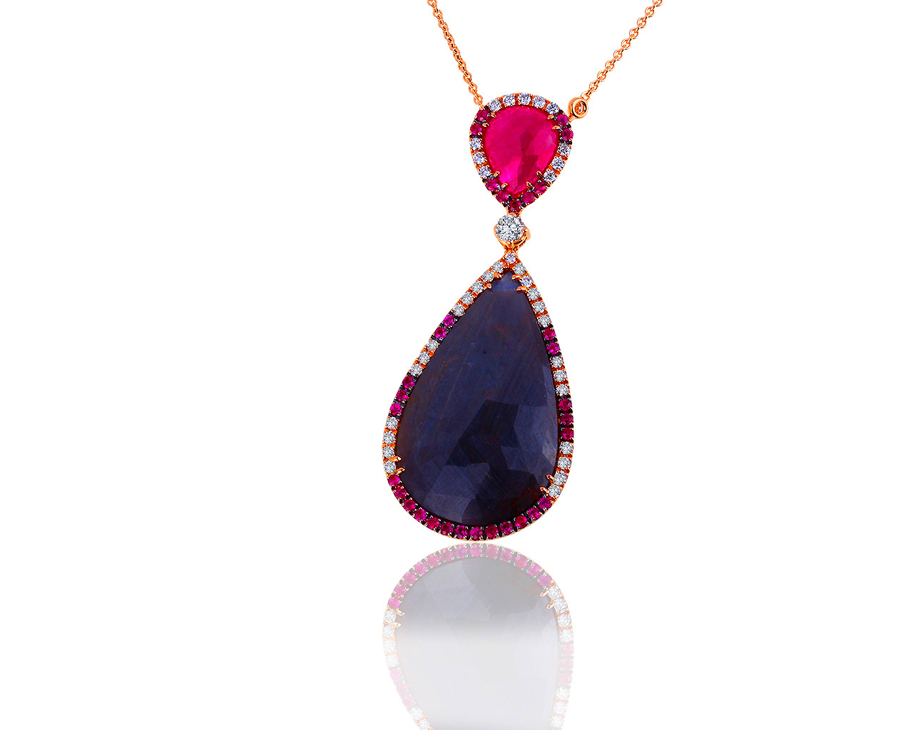 Завораживающее золотое колье с бриллиантами 1.03ct Crivelli 090819/19 Завораживающее золотое колье с бриллиантами 1.03ct Crivelli 090819/19