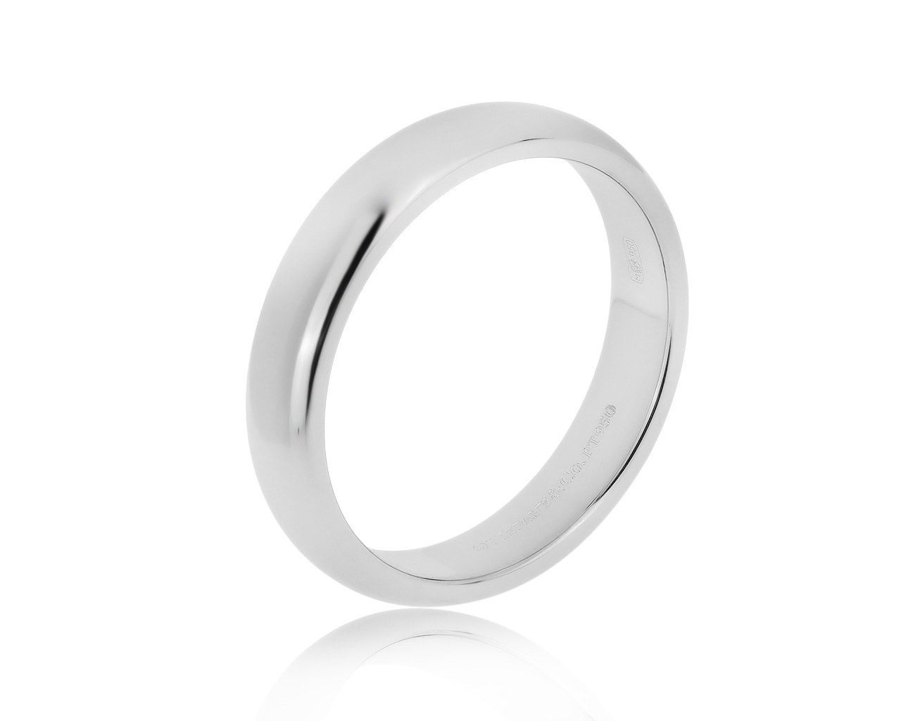 Оригинальное платиновое кольцо Tiffany&Co 070420/6