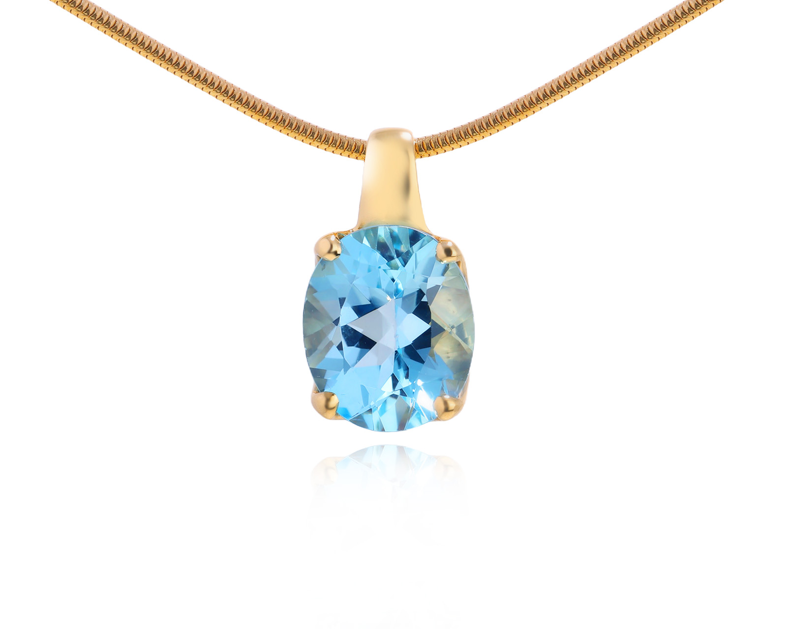 Оригинальный золотой кулон с топазом 5.45ct H.Stern 300925/9