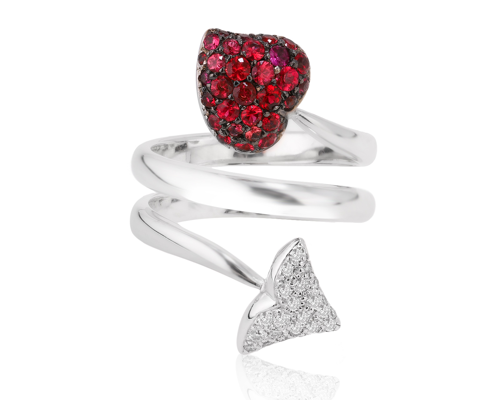 Оригинальное золотое кольцо со шпинелью 0.64ct Dior Diablotin