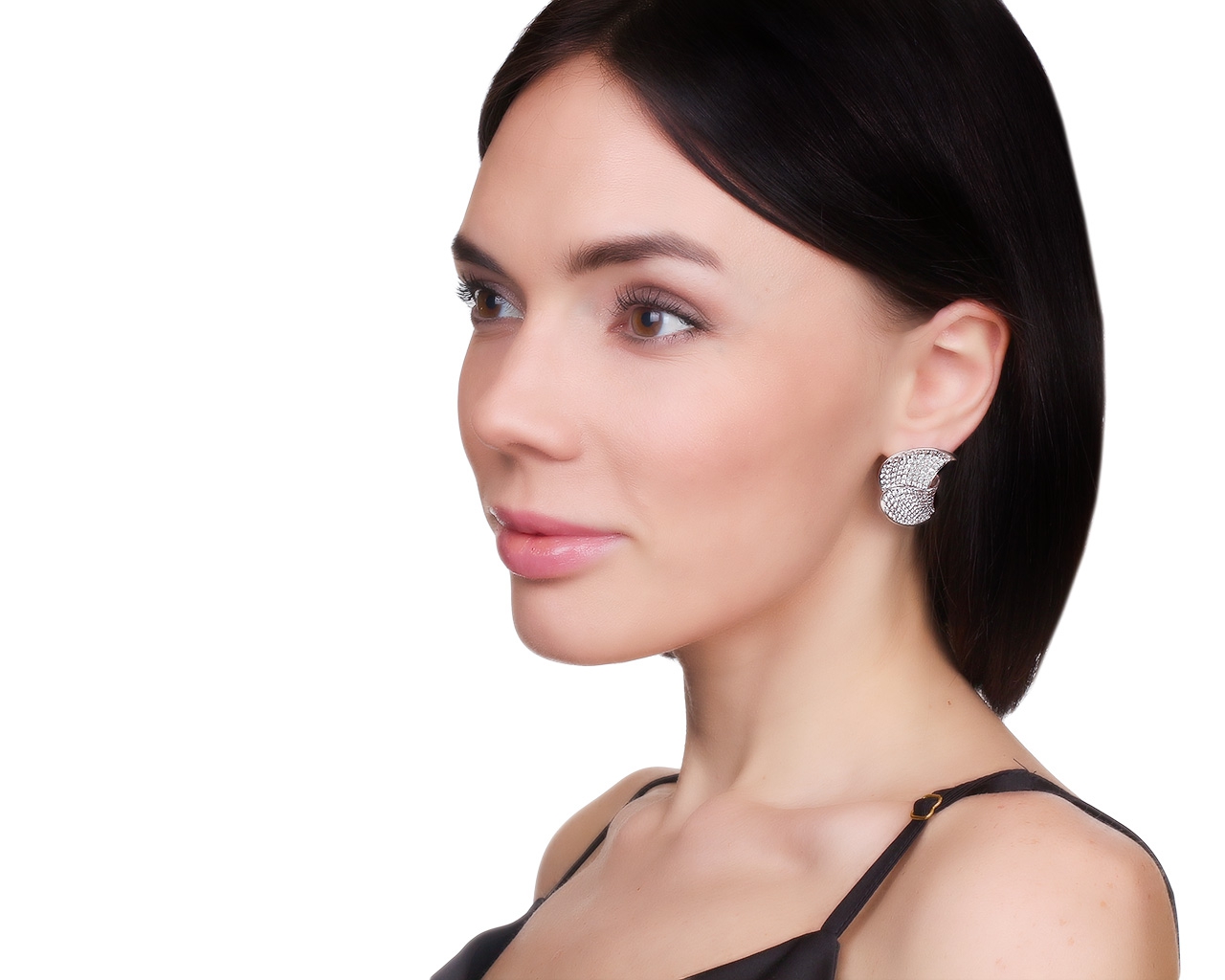 Шикарные золотые серьги с бриллиантами 5.72ct