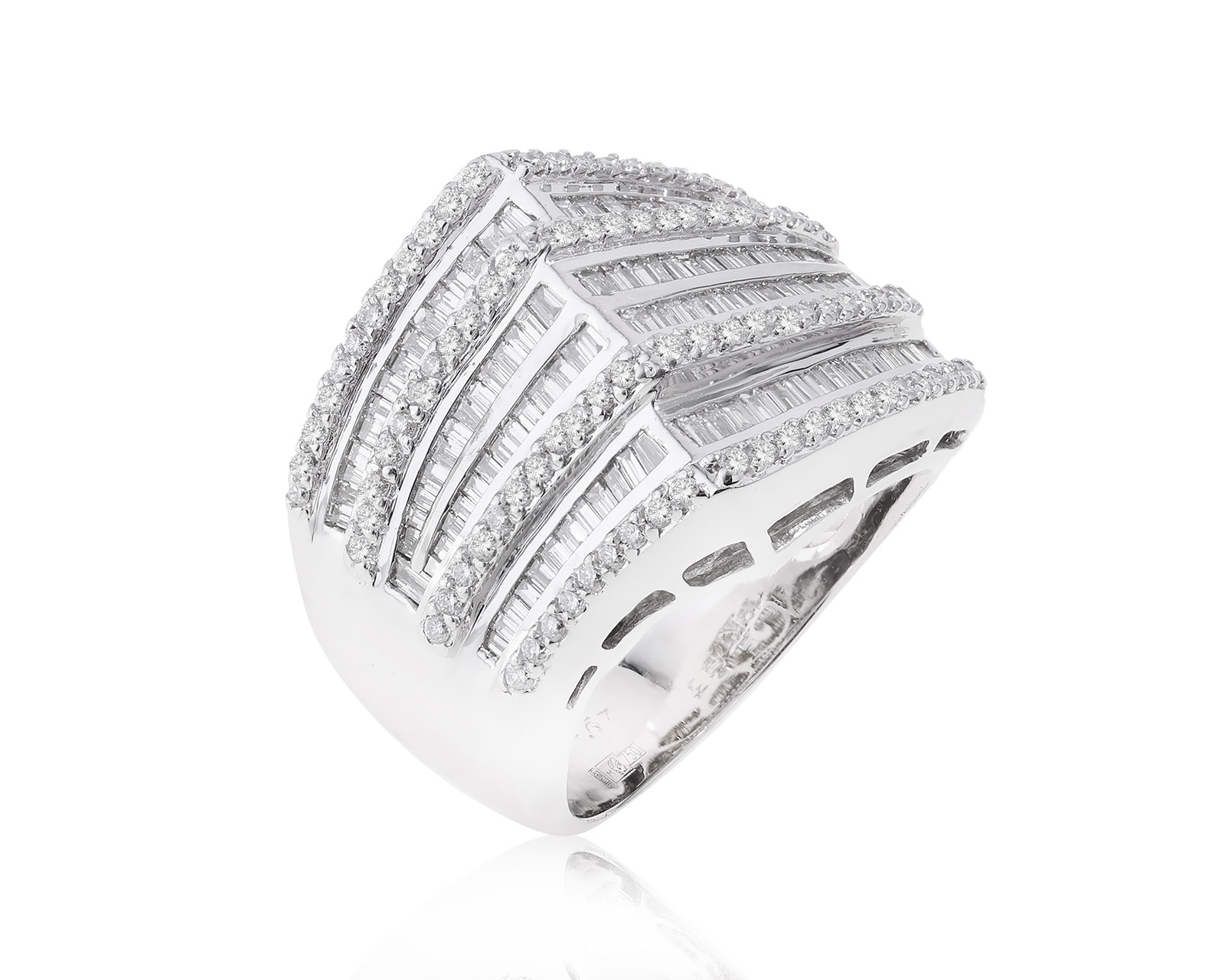 Великолепное золотое кольцо с бриллиантами 2.11ct 170922/2 Великолепное золотое кольцо с бриллиантами 2.11ct 170922/2