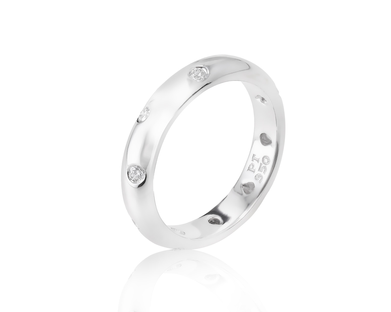 Оригинальное платиновое кольцо Tiffany&Co Etoile
