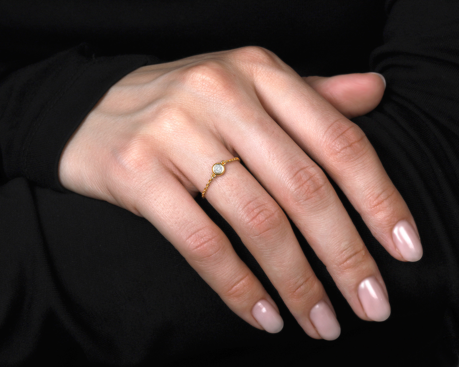 Оригинальное золотое кольцо Tiffany&Co Elsa Peretti