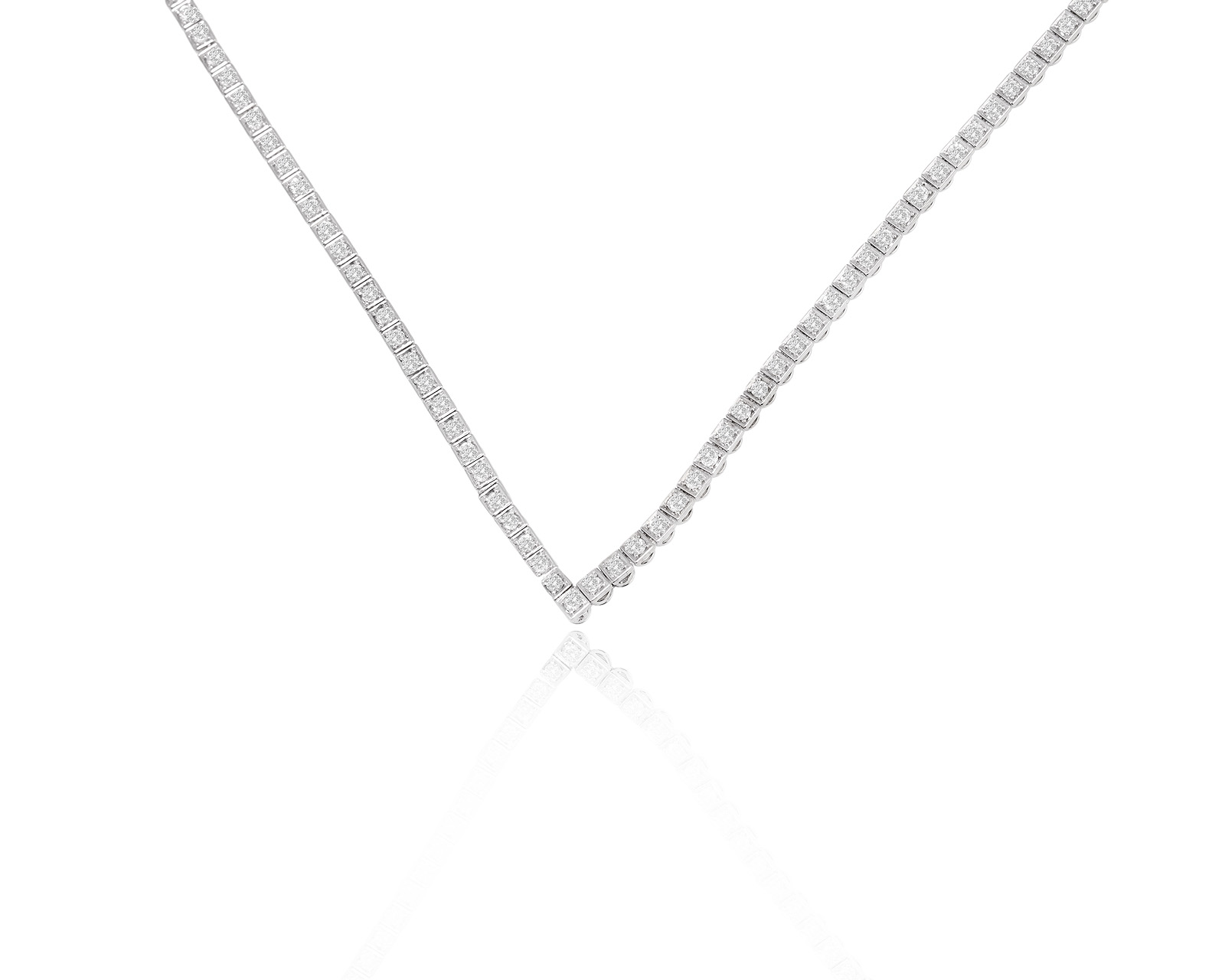 Оригинальное золотое колье с бриллиантами 0.63ct МЮЗ 280123/5 Оригинальное золотое колье с бриллиантами 0.63ct МЮЗ 280123/5