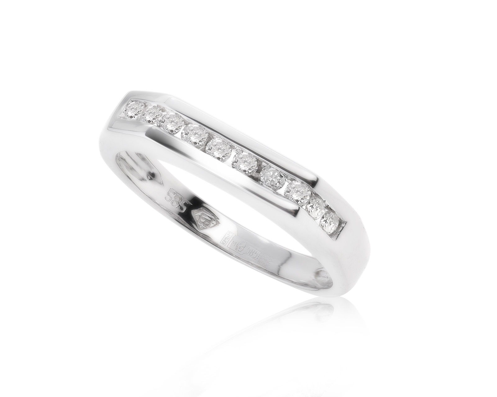 Золотое кольцо с бриллиантами 0.18ct 290824/9