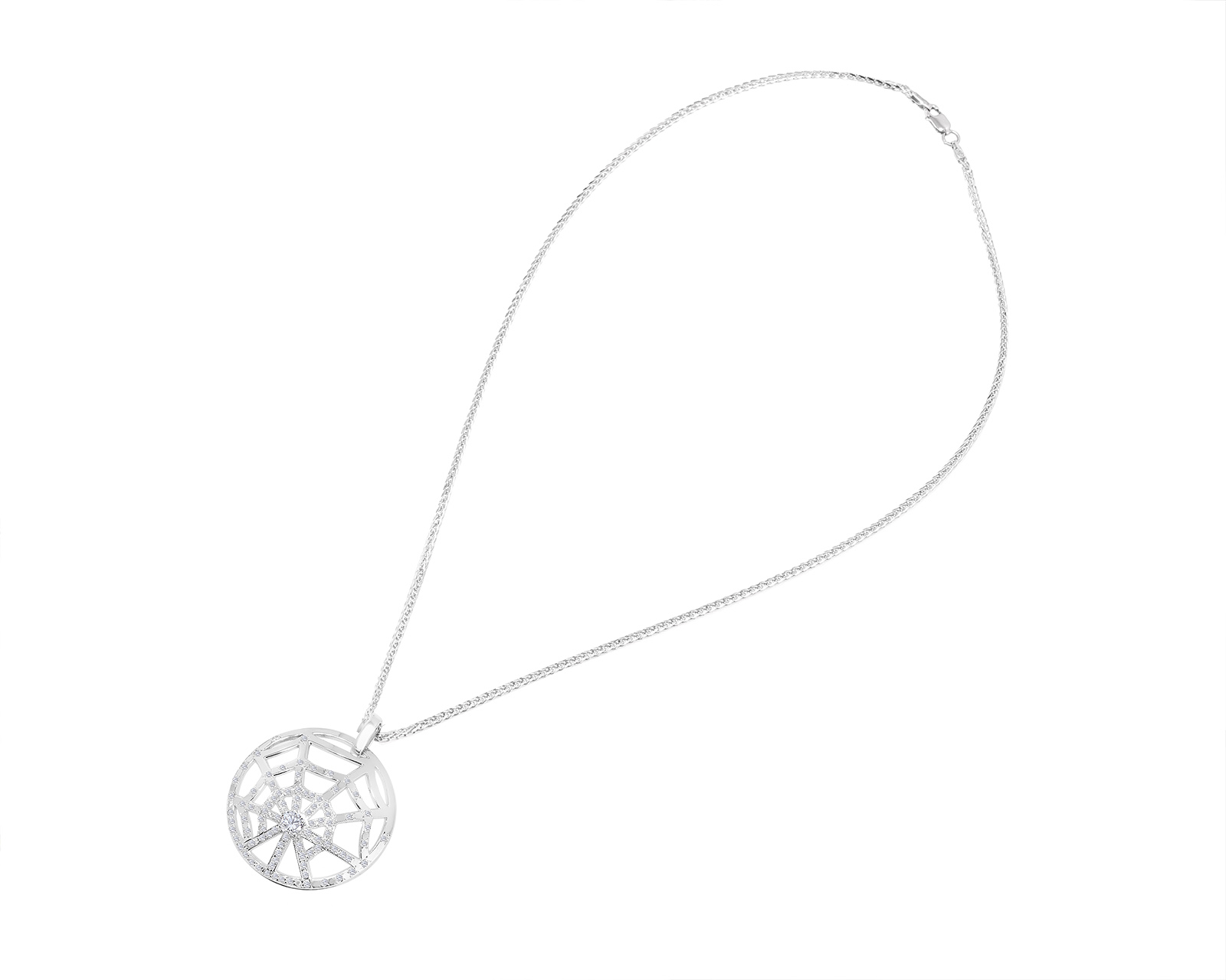 Модный золотой кулон с бриллиантами 1.23ct