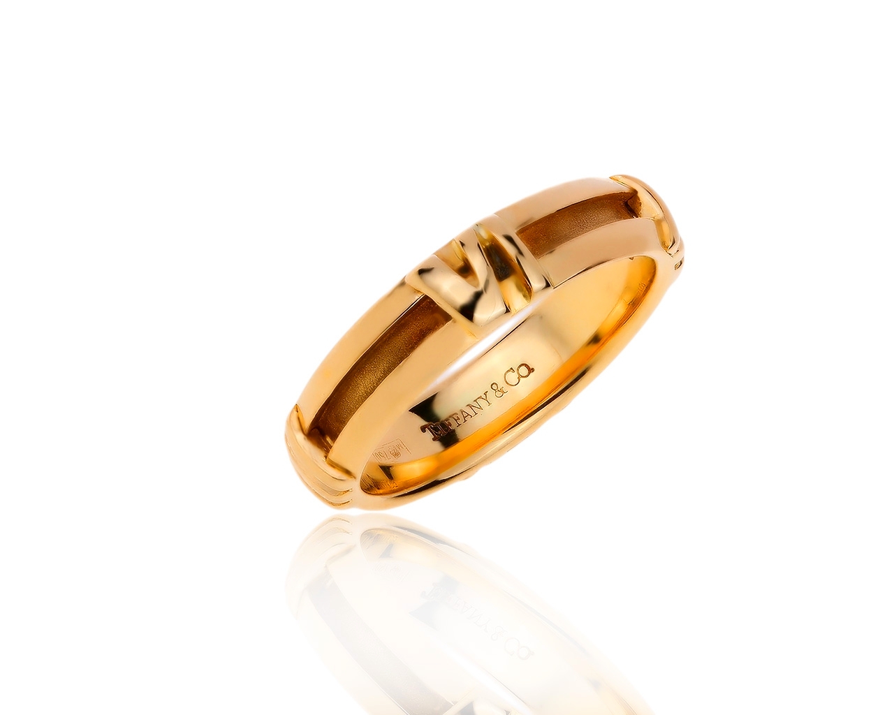 Оригинальное золотое кольцо Tiffany&Co 060220/11