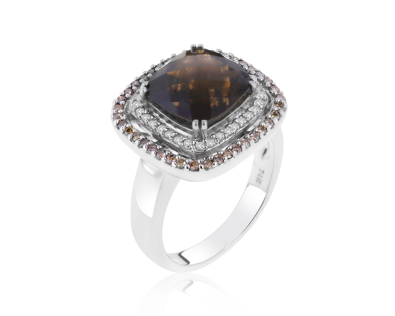 Превосходное золотое кольцо с кварцем 4.47ct 170322/10