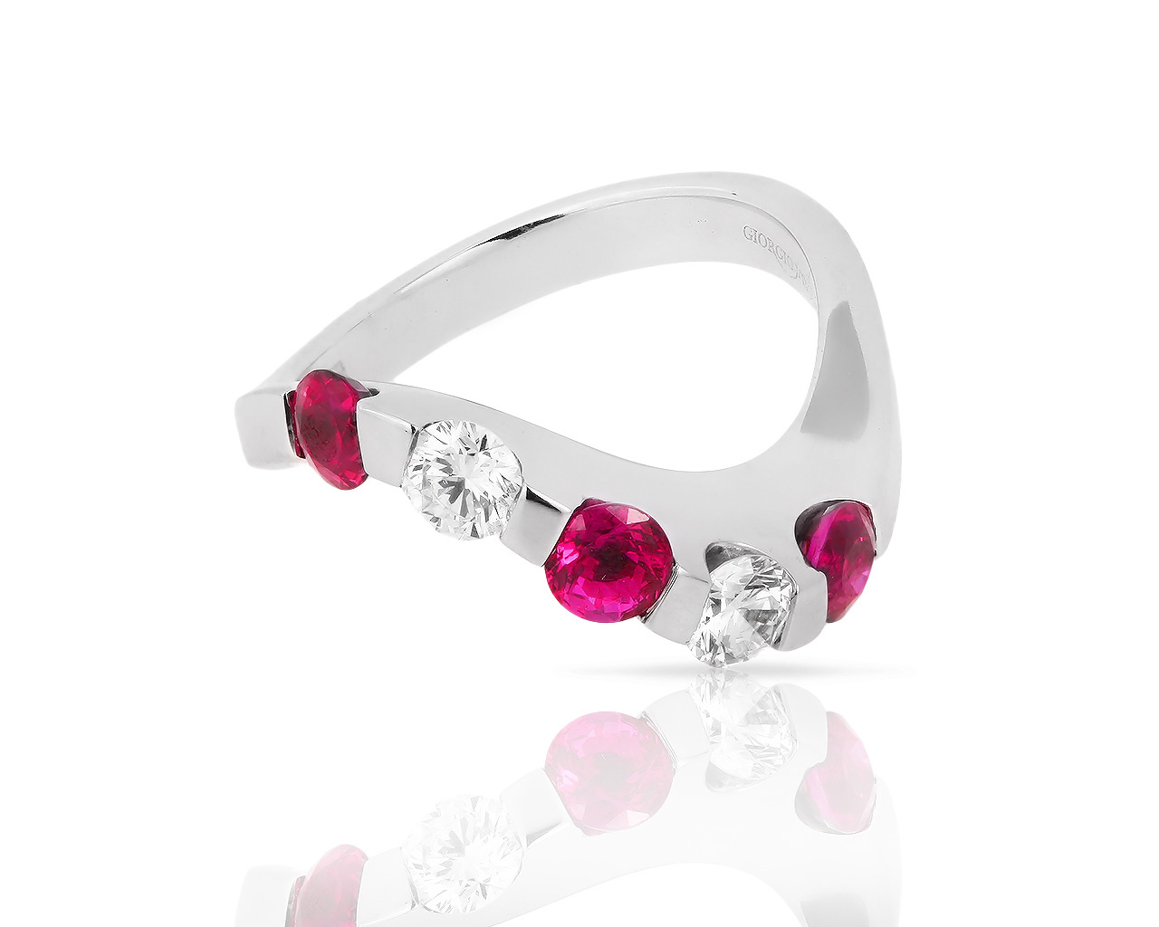 Золотое кольцо с бриллиантами 0.45ct Giorgio Visconti 002100/00