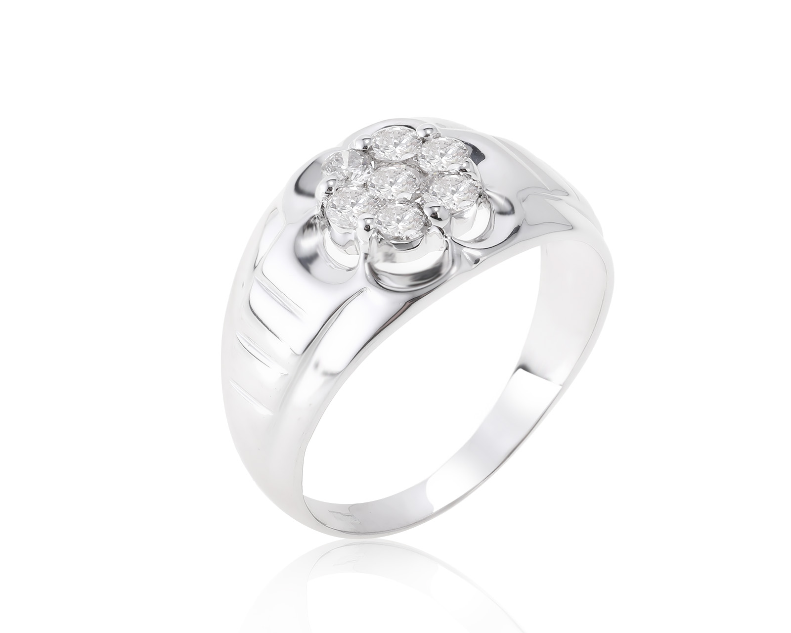 Потрясающее золотое кольцо с бриллиантами 0.51ct 201222/6