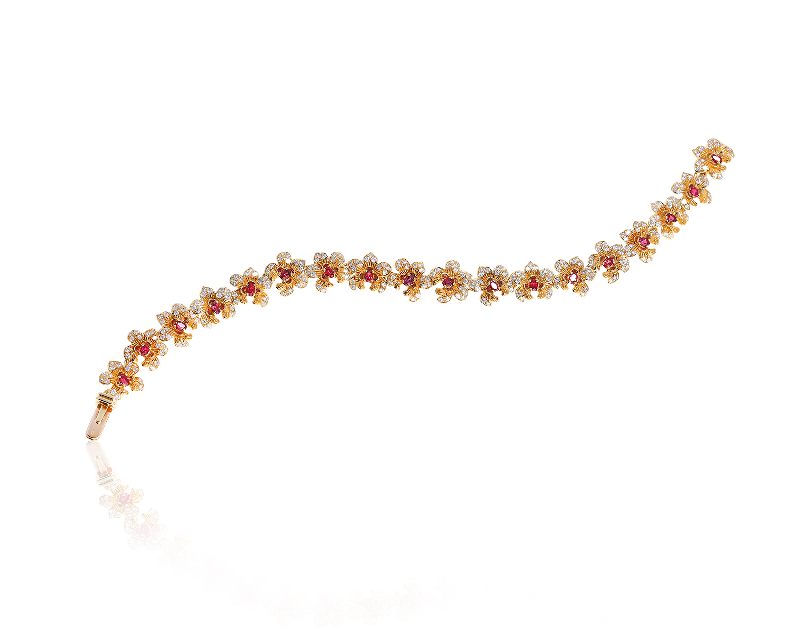 Оригинальный золотой браслет Carrera y Carrera Orquideas 010725/5