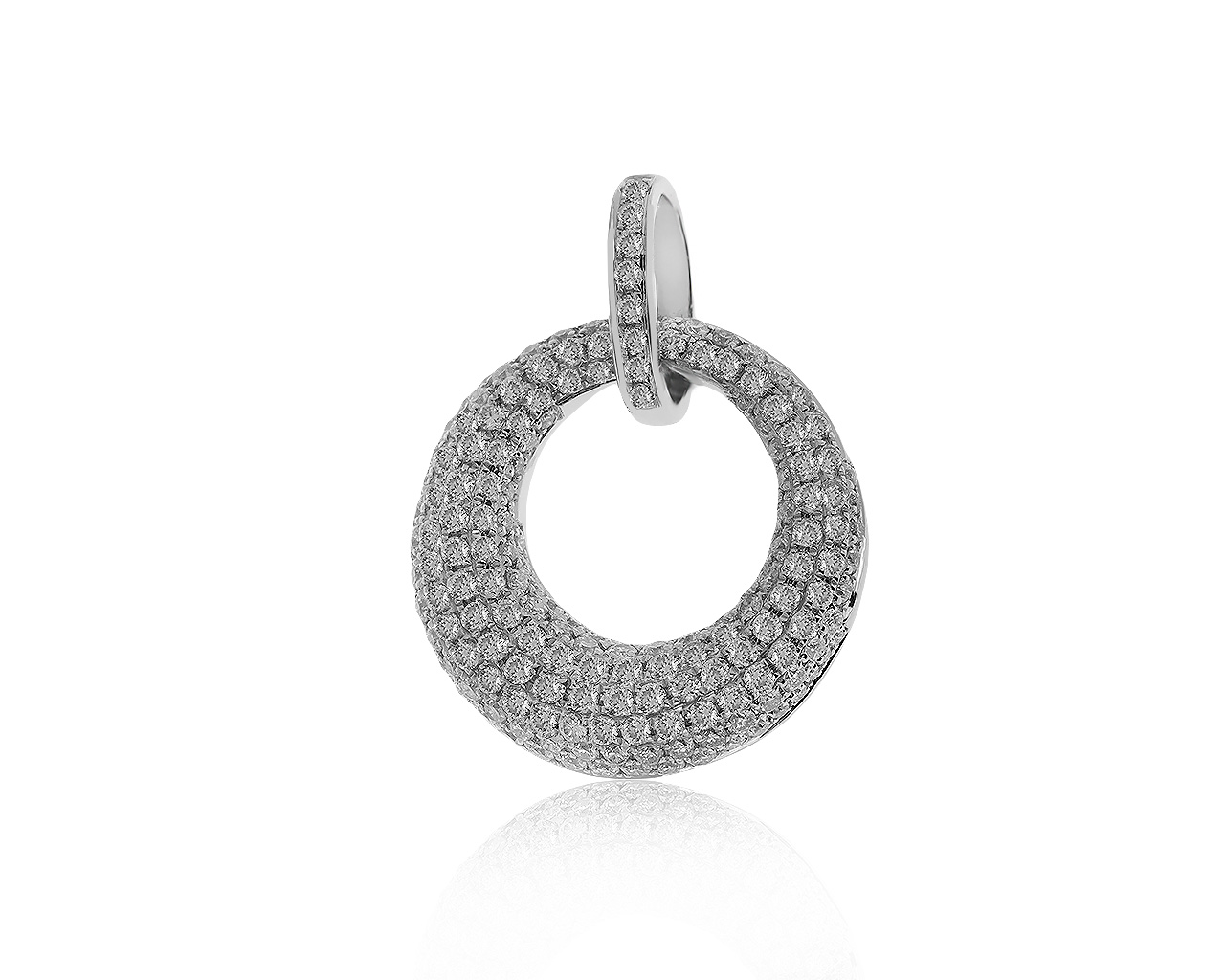 Итальянский золотой кулон с бриллиантами 0.90ct 020320/6 Итальянский золотой кулон с бриллиантами 0.90ct 020320/6