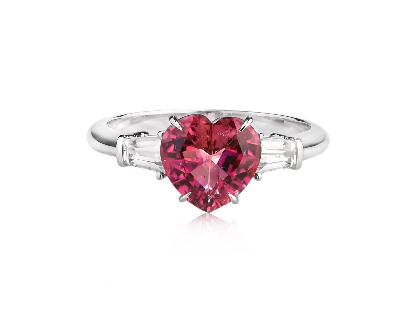 Золотое кольцо с турмалином 1.67ct и лейкосапфирами 0.44ct Evgeny Matveev